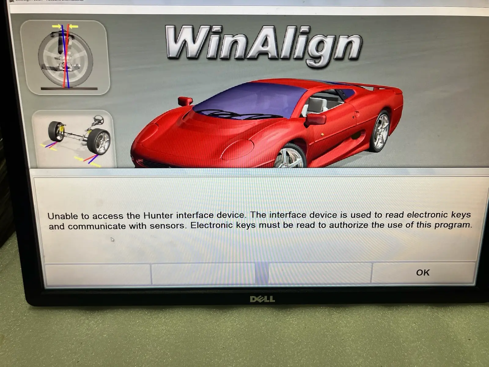 Hunter WA140 WA14X Hawkeye 4 Wheel Alignment Alligner Machine w Accs