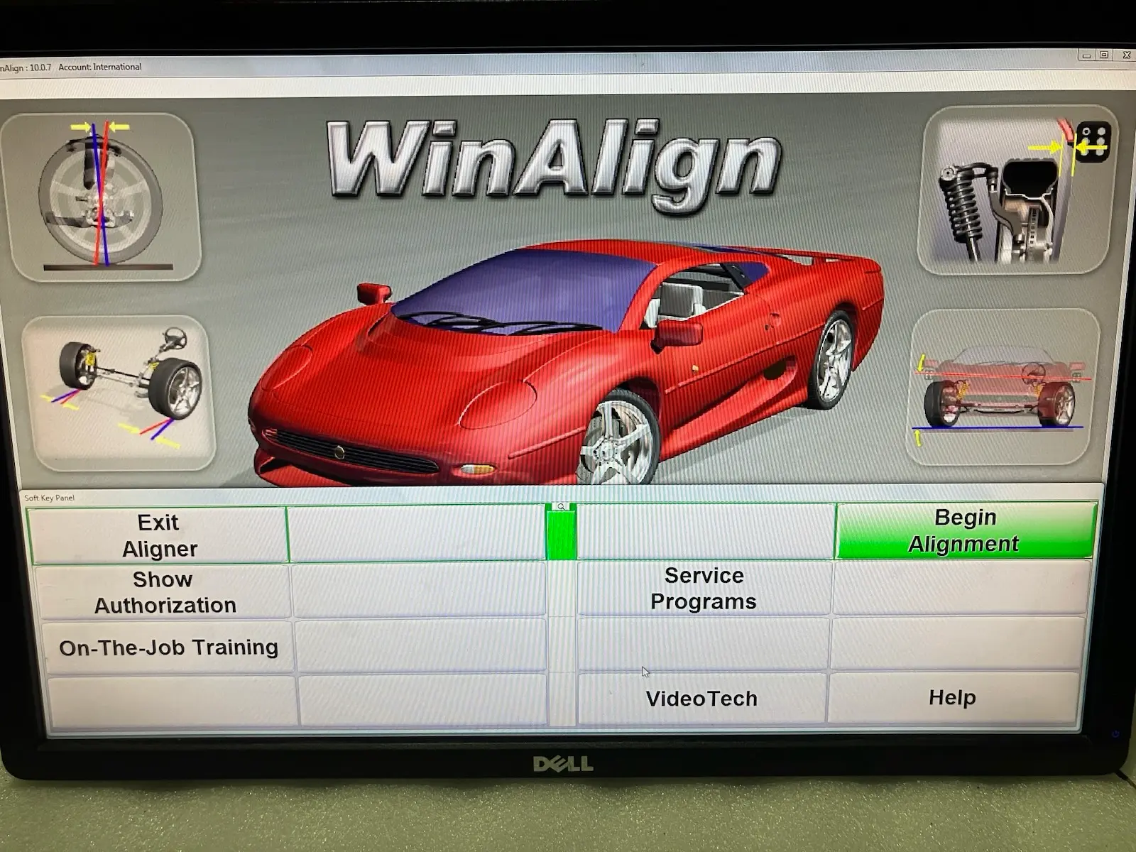 Hunter WA140 WA14X Hawkeye 4 Wheel Alignment Alligner Machine w Accs