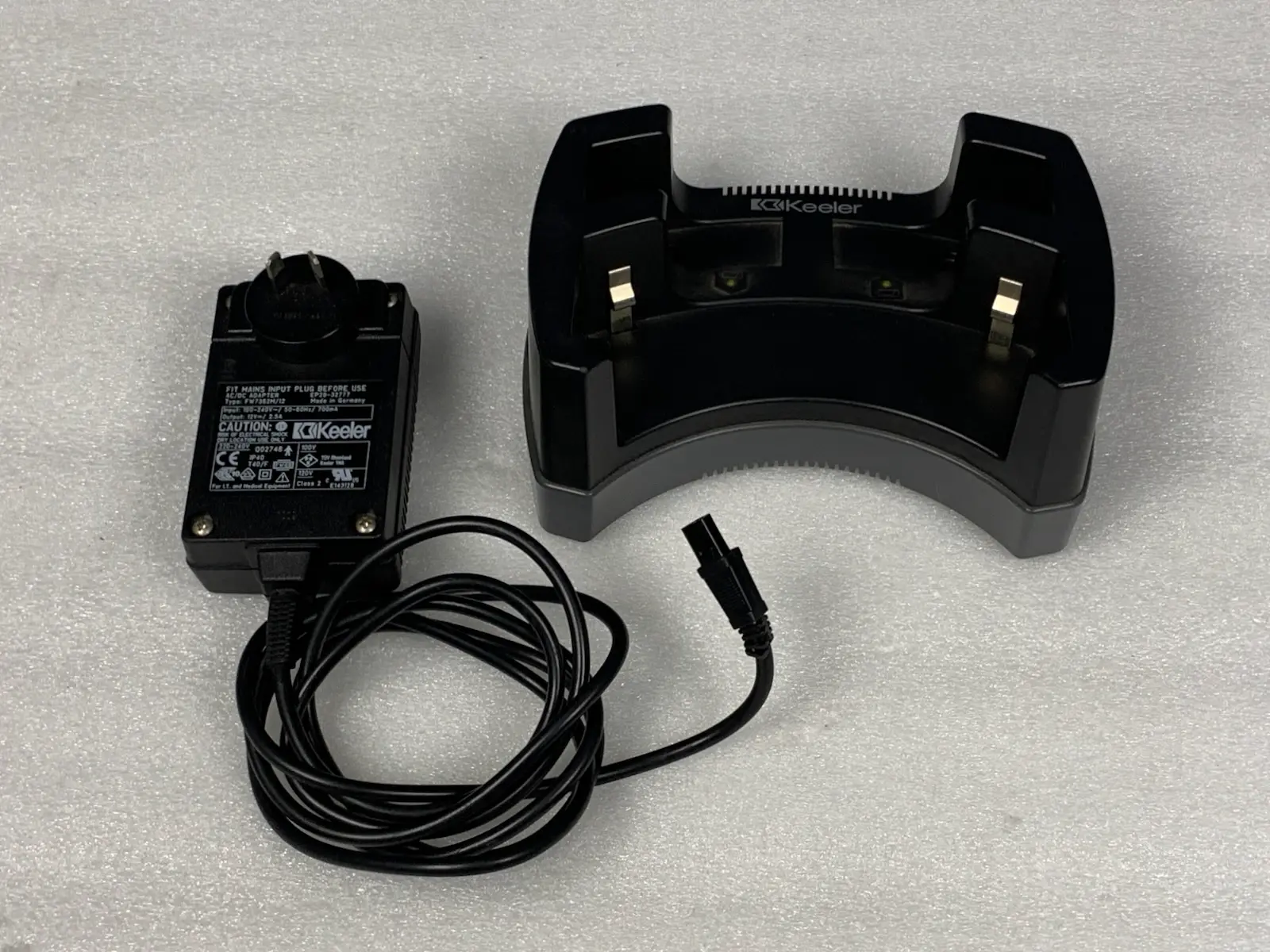 Keeler SL4 4AA Battery Charger Charging Dock for Vantage Plus Ophthalmoscope