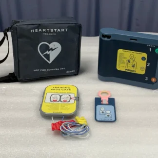 Philips HeartStart FRx Trainer Training AED w Case Pads II Child Key