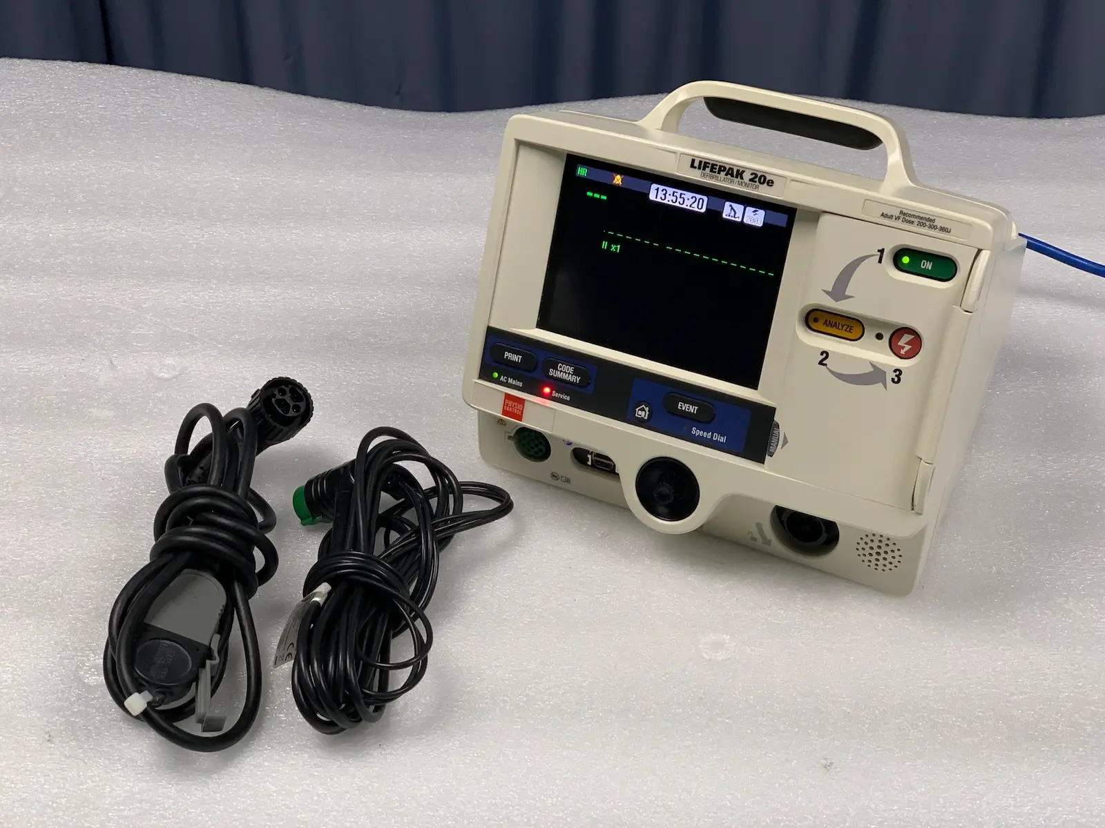Physio Control Lifepak 20e Monitor w ECG SpO2 (2016)