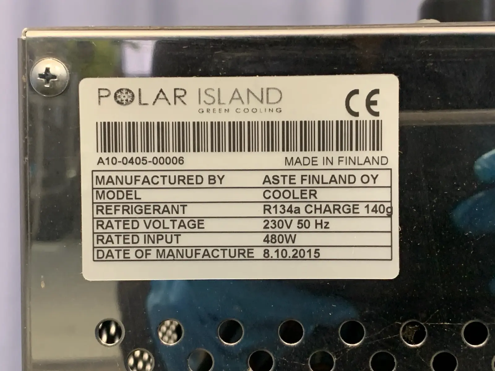 Polar Island Green Cooling Commercial Refrigerant Cooler Unit