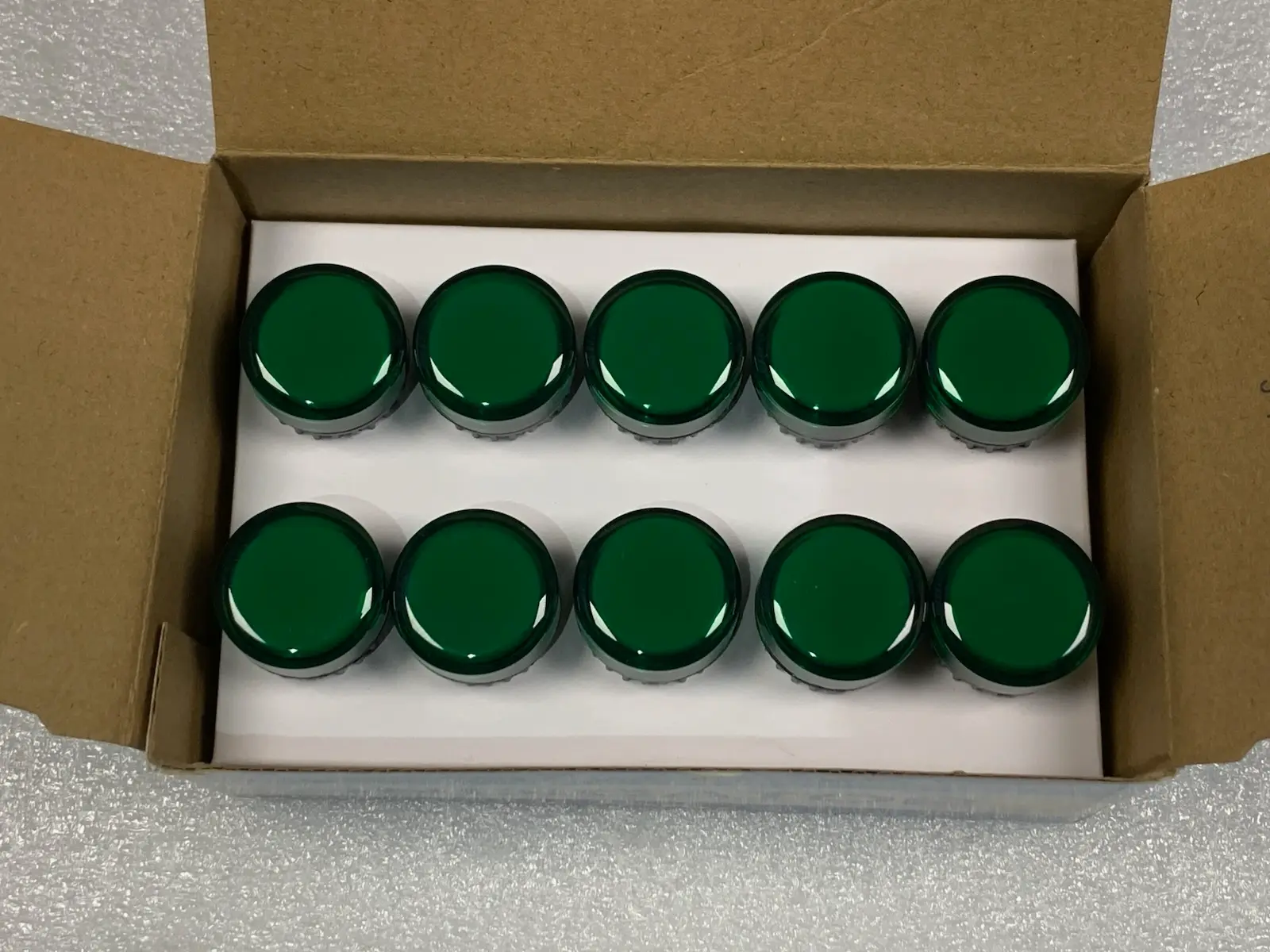 40x Tend TN2D2G 220VAC Green LED Indicator Light