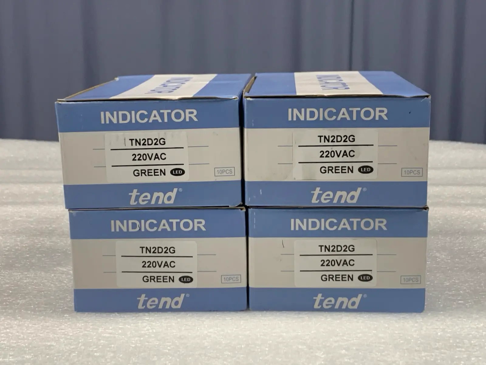 40x Tend TN2D2G 220VAC Green LED Indicator Light