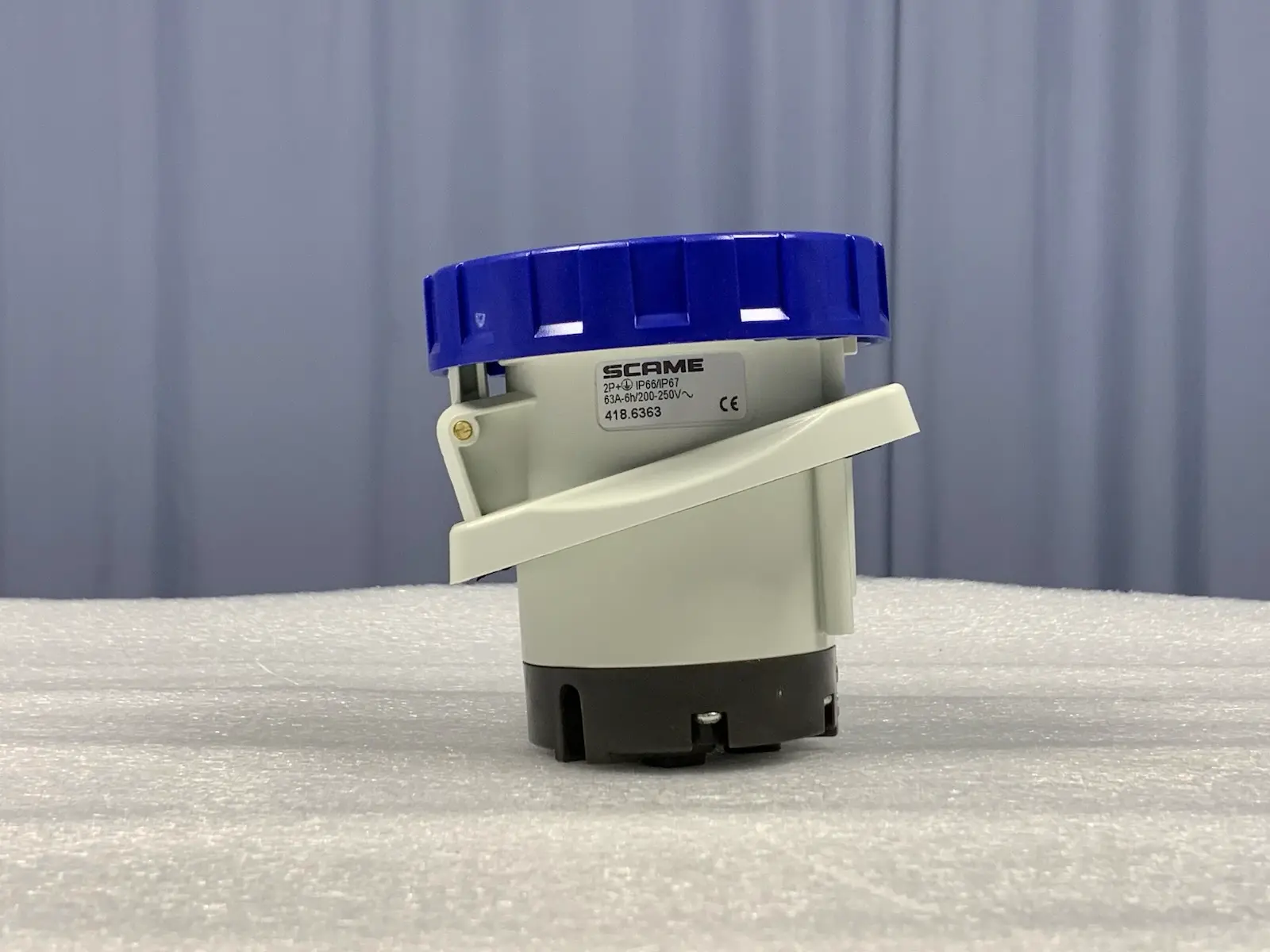 4x Scame 418.6363 Optima Flush Mount Socket 2P+E IP66/IP67 63A 6h - Used