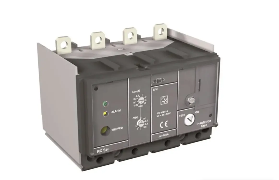 ABB 1SDA067126R1 Residual Current Release RC SEL for C.Breaker Four-POle XT2