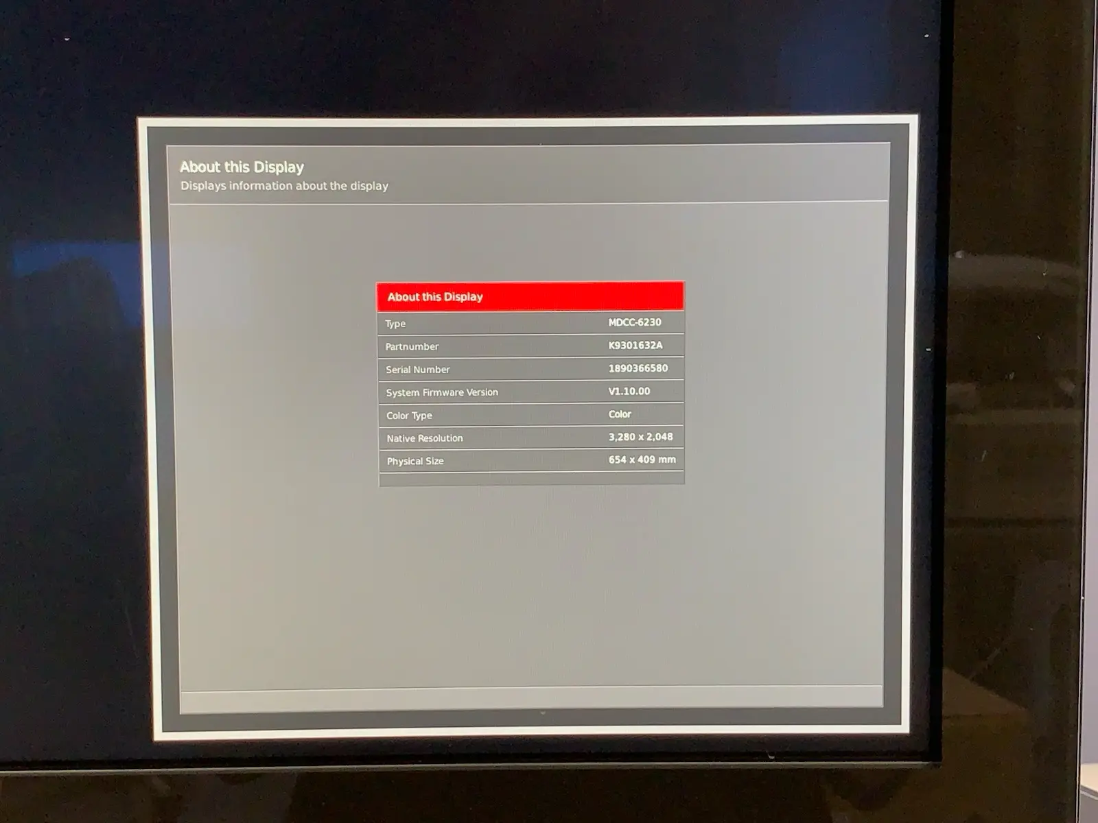 Barco Coronis Fusion MDCC-6230 30" 6MP Colour Color Radiology Monitor - AS IS