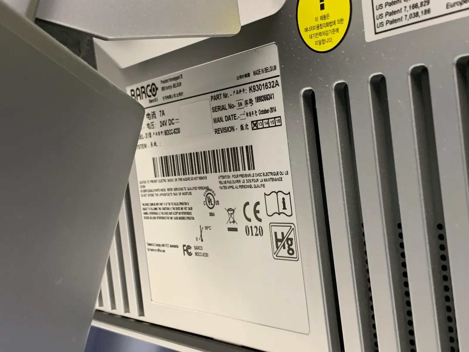 Barco Coronis Fusion MDCC-6230 30" 6MP Colour Color Radiology Monitor - No PSU