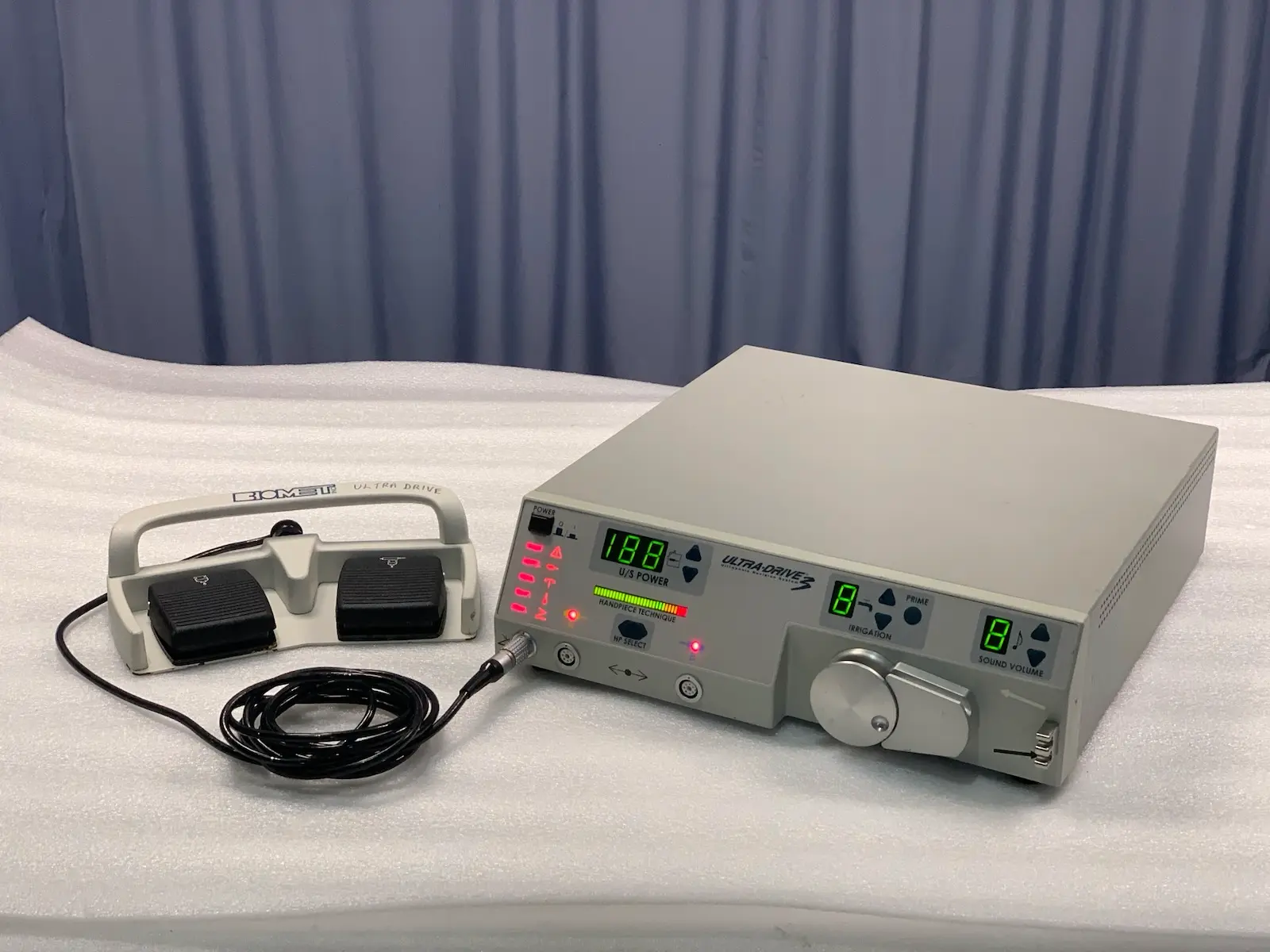 Biomet Inc. Ultra-Drive 3 Ultrasonic Revision System w Foot Controller Pedal