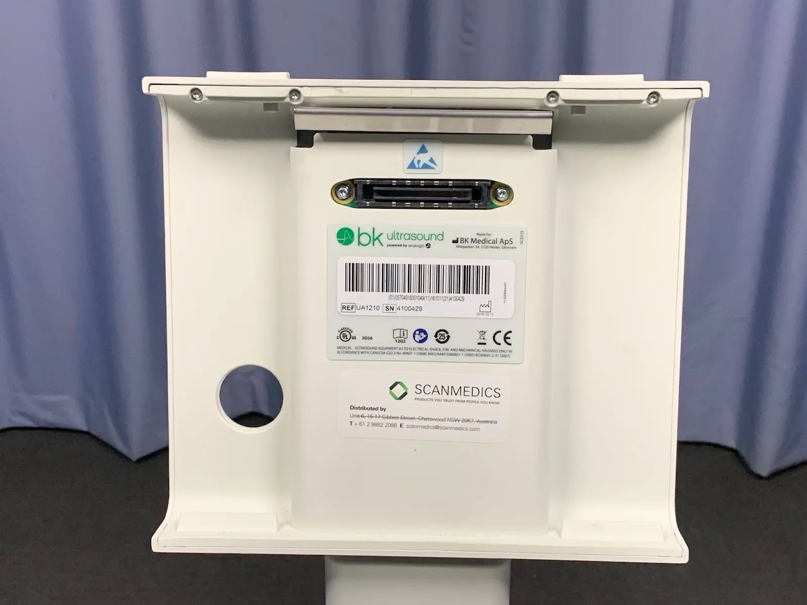 BK Medical UA1210 Flex Focus Ultrasound Docking Unit w Keyboard for Type 1202