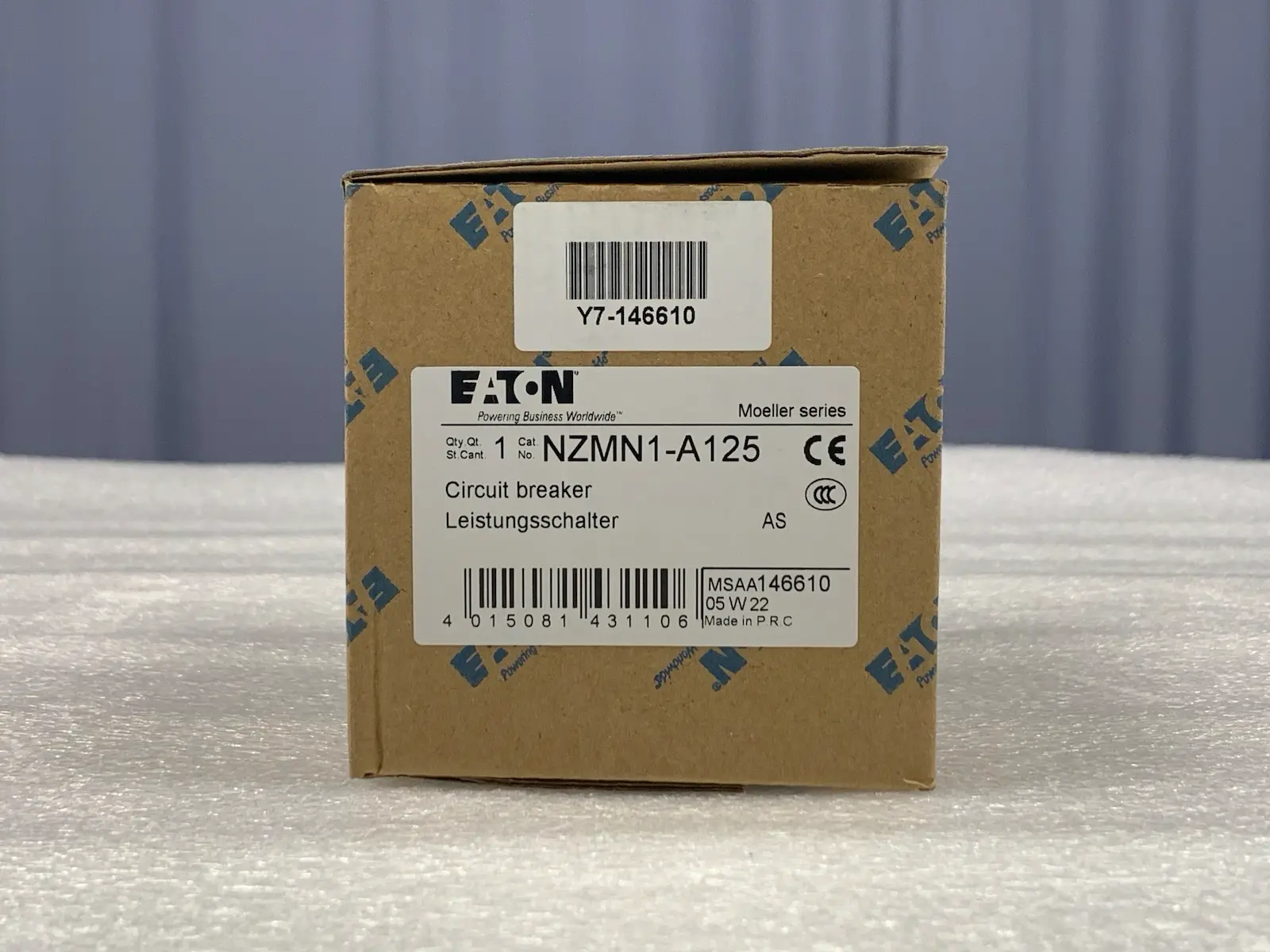 Eaton Moeller NZMN1-A125 Moeller NZM Complete Molded Case Circuit Breaker