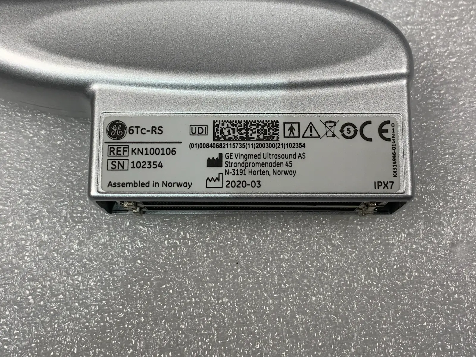 GE 6Tc-RS Transesophageal TOE TEE Phased Array Ultrasound Transducer Probe