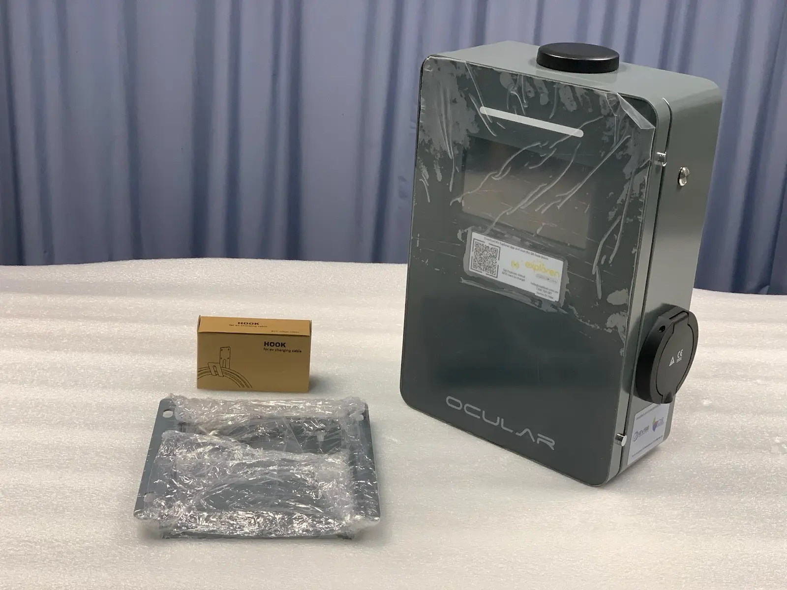 Ocular IOCAW05C-7S 4G 7kW IQ Commercial Single Phase Smart AC EV Charger - New