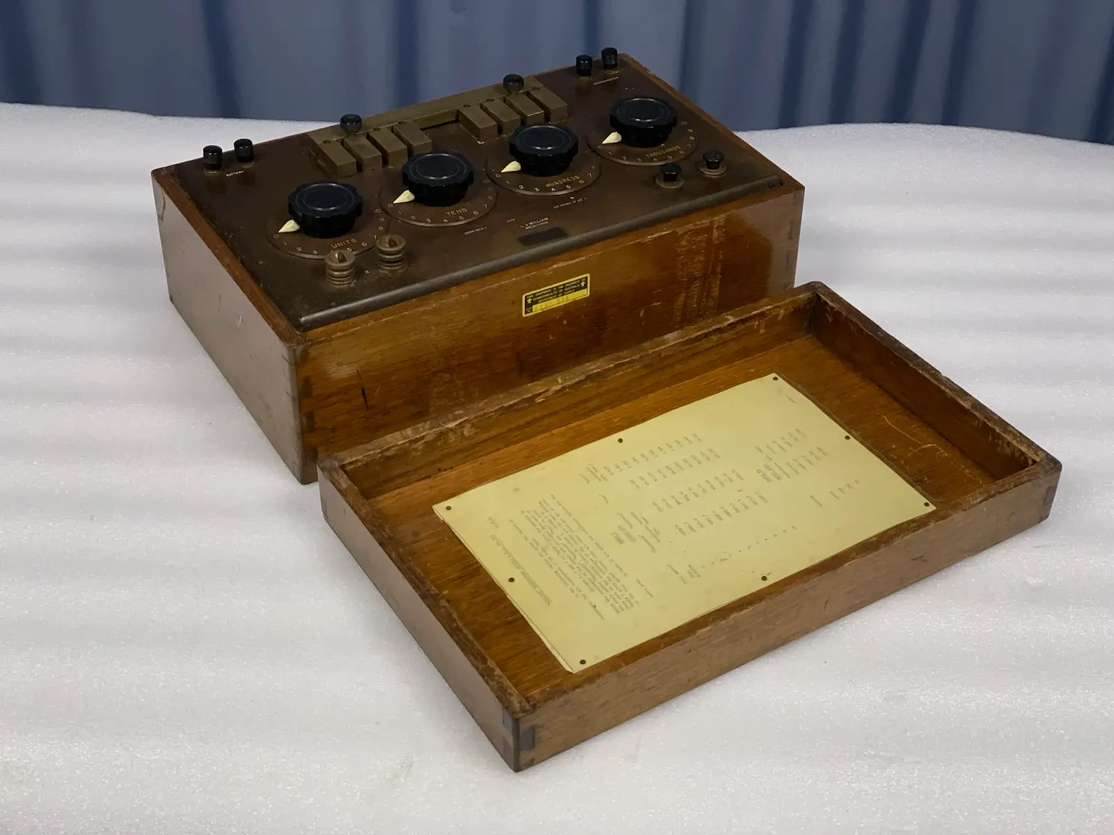 L.J "William" Wheatstone Bridge A.R.L. No. 316 - Vintage Antique