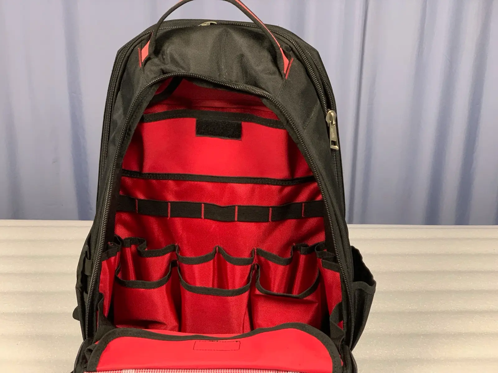 Milawaukee 48-22-8200 Jobsite Tool BackPack, 7 Outside 28 Inside Pockets