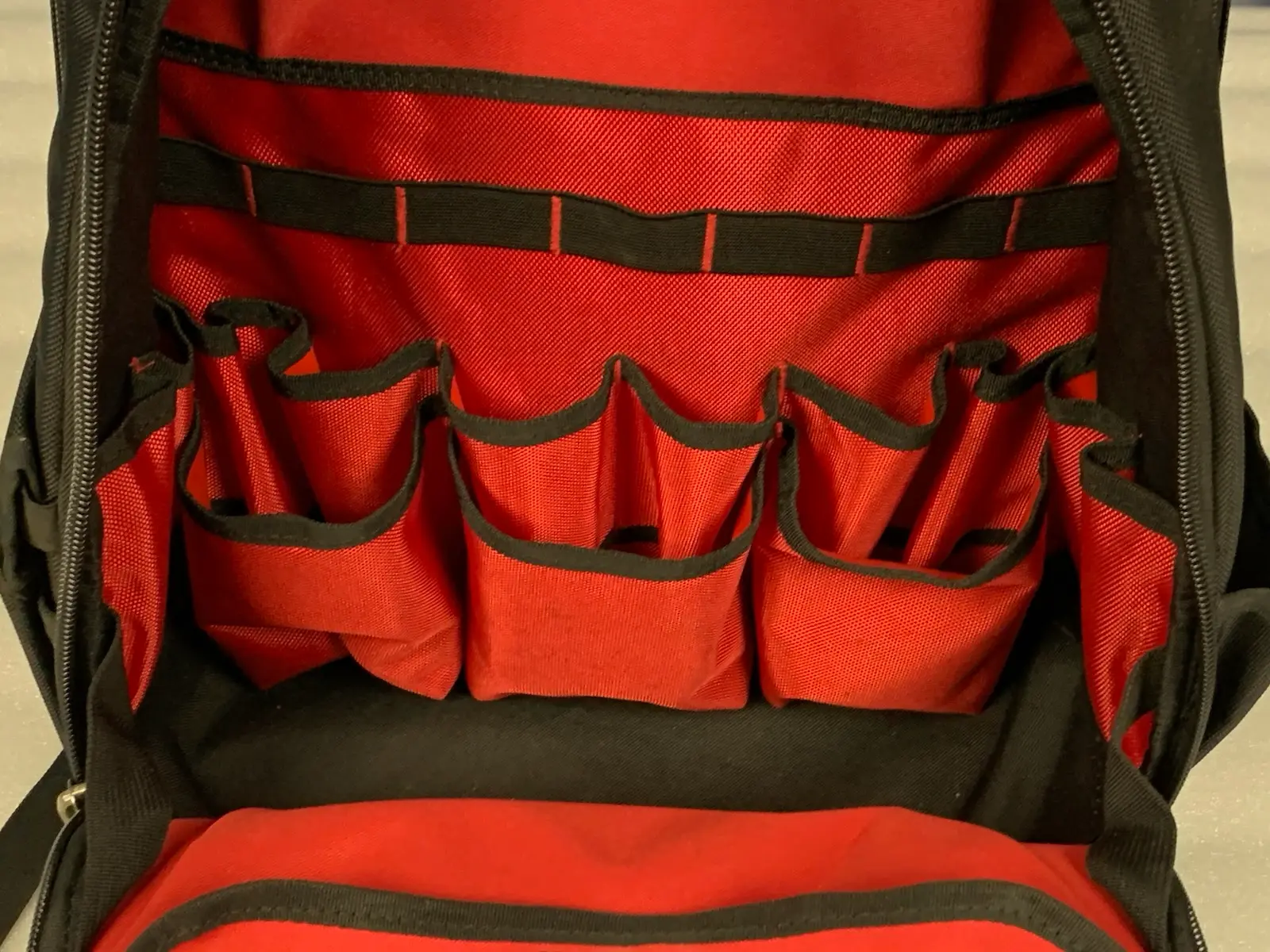 Milawaukee 48-22-8200 Jobsite Tool BackPack, 7 Outside 28 Inside Pockets