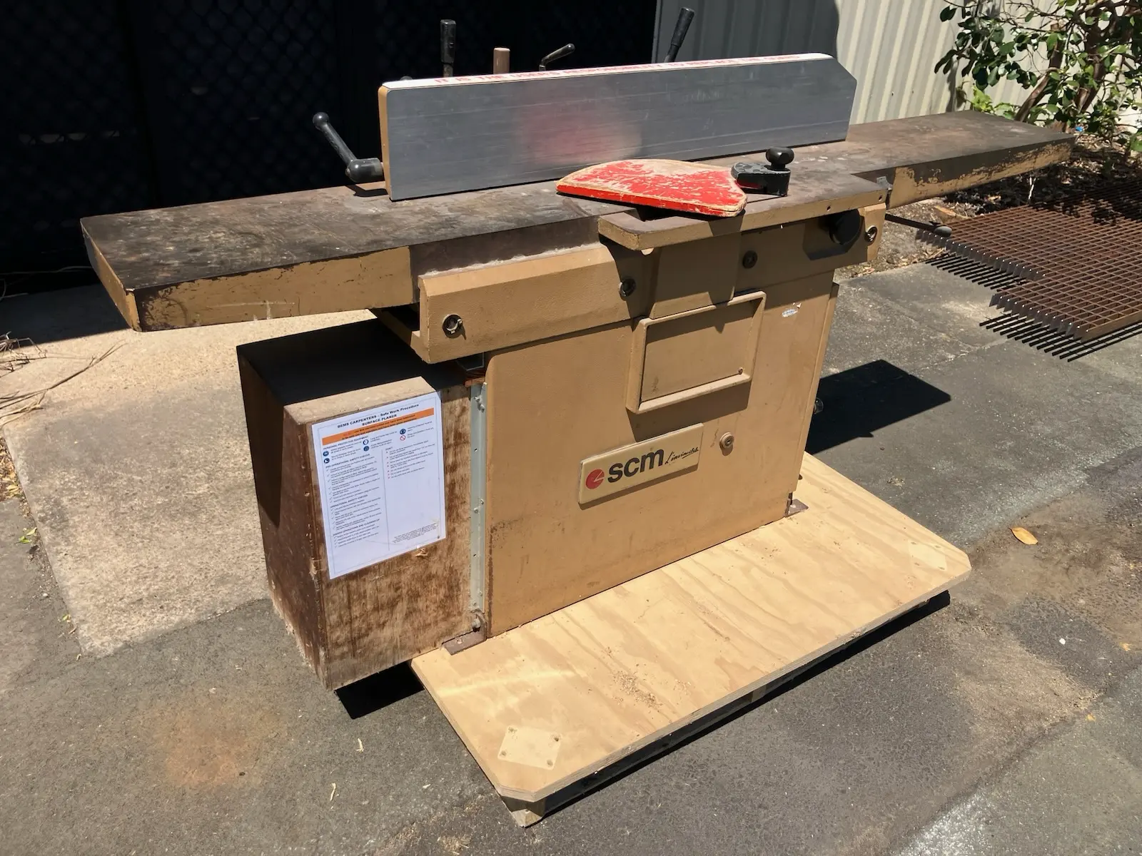 SCM L'invincibile Invincible F3 A 3 Phase Surfacer Planer