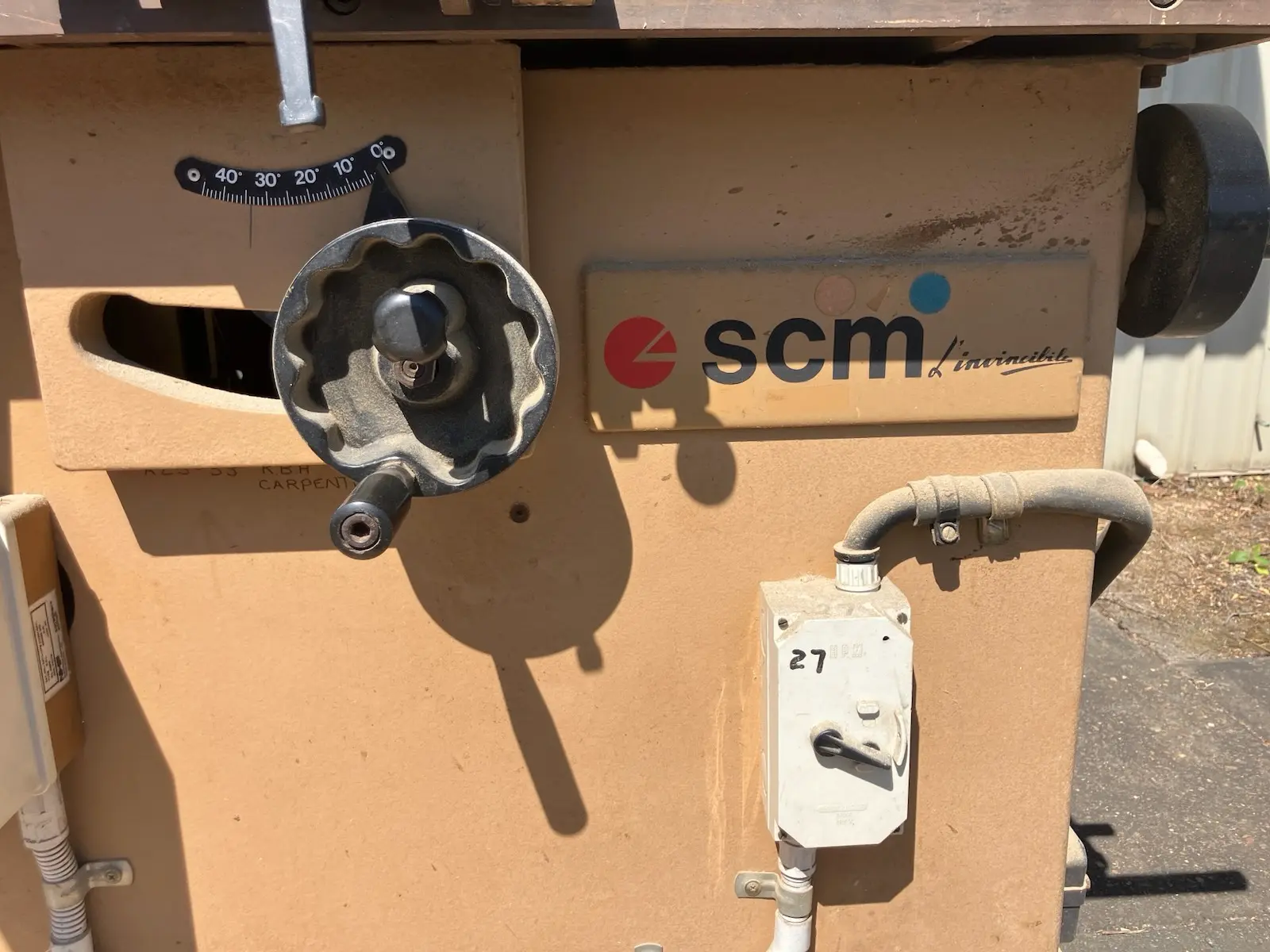 SCM L'invincibile Invincible S112B 3 Phase Sliding Table Panel Saw