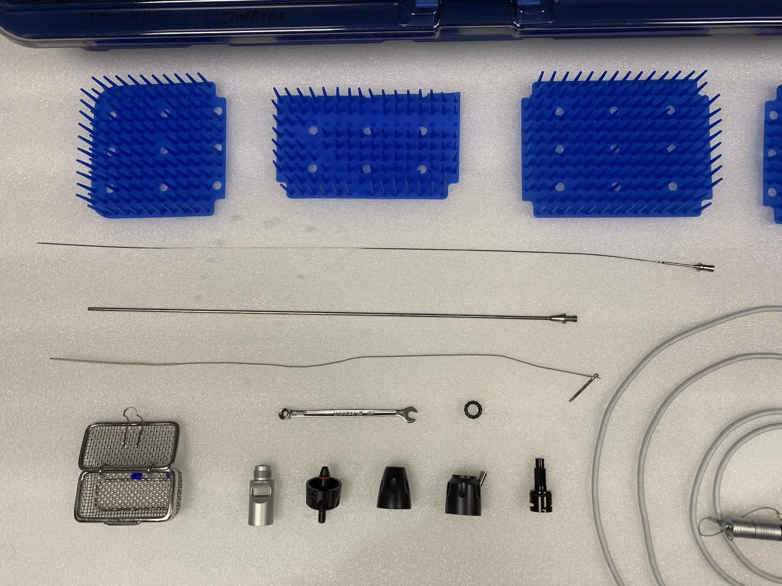 EMS Boston Swiss LithoClast DH05756 Ultrasound w Sterilization Tray & Accs