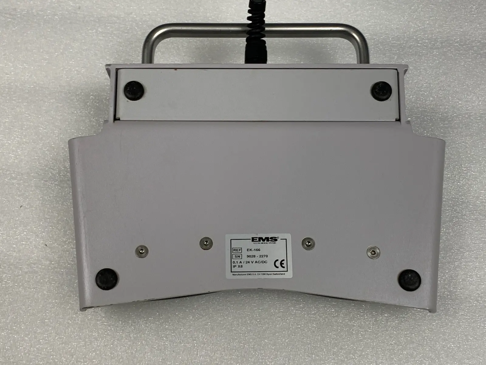 EMS Electro Medical Systems EK-166 Footswitch Foot Pedal Controller