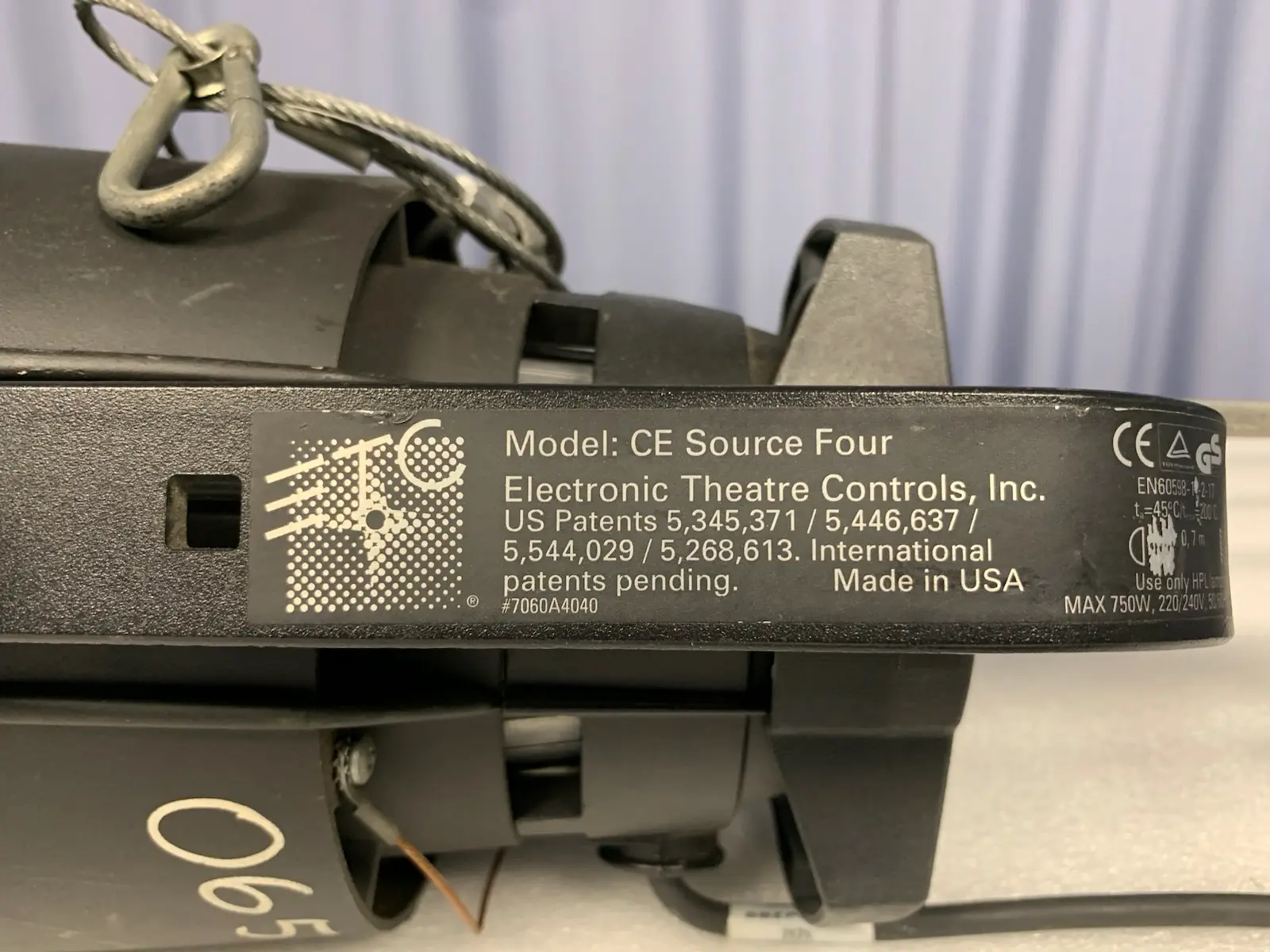 ETC CE Source Four 750 Ellipsoidal Fixture Light - No. 26º Degrees