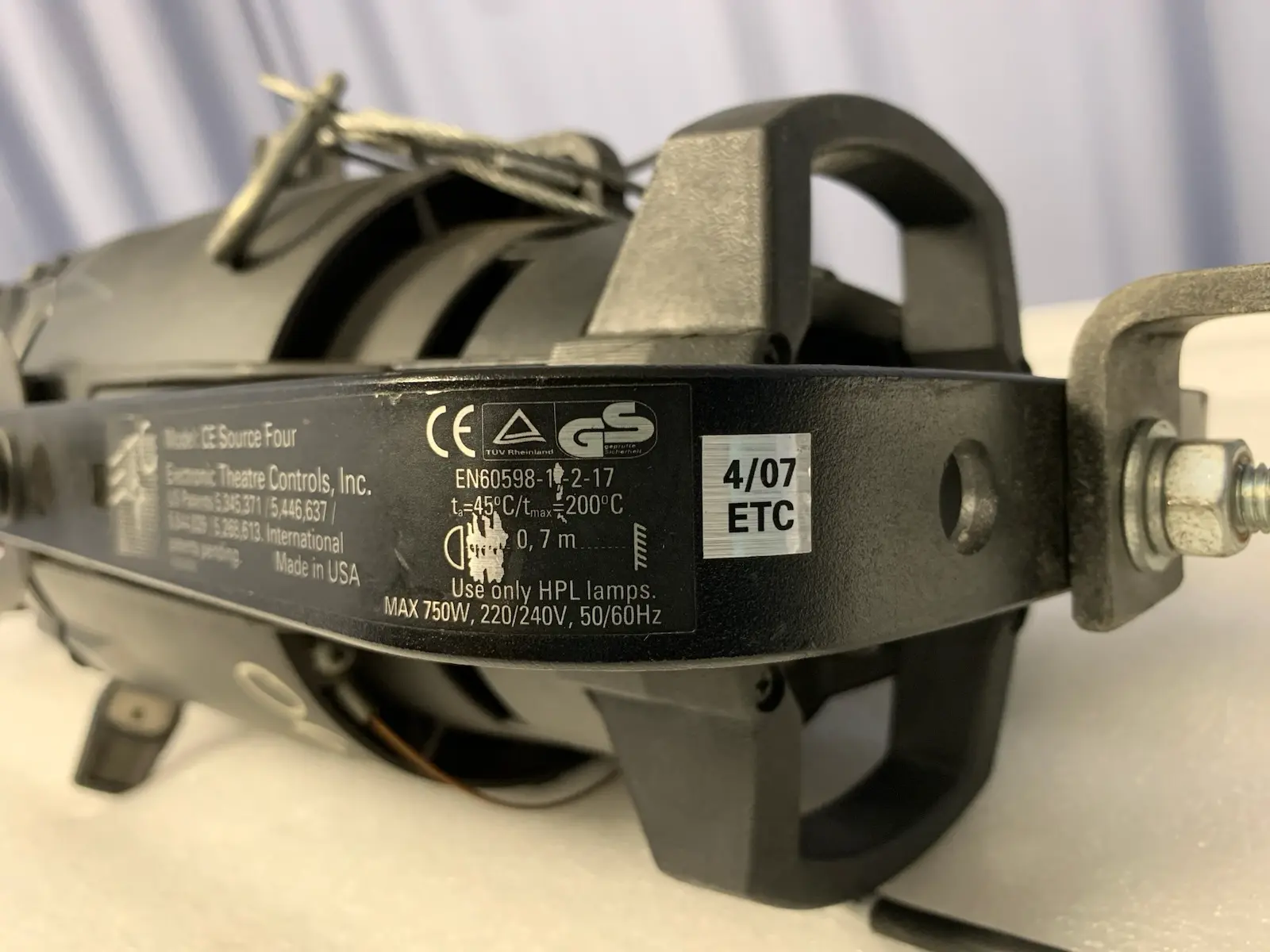 ETC CE Source Four 750 Ellipsoidal Fixture Light - No. 26º Degrees