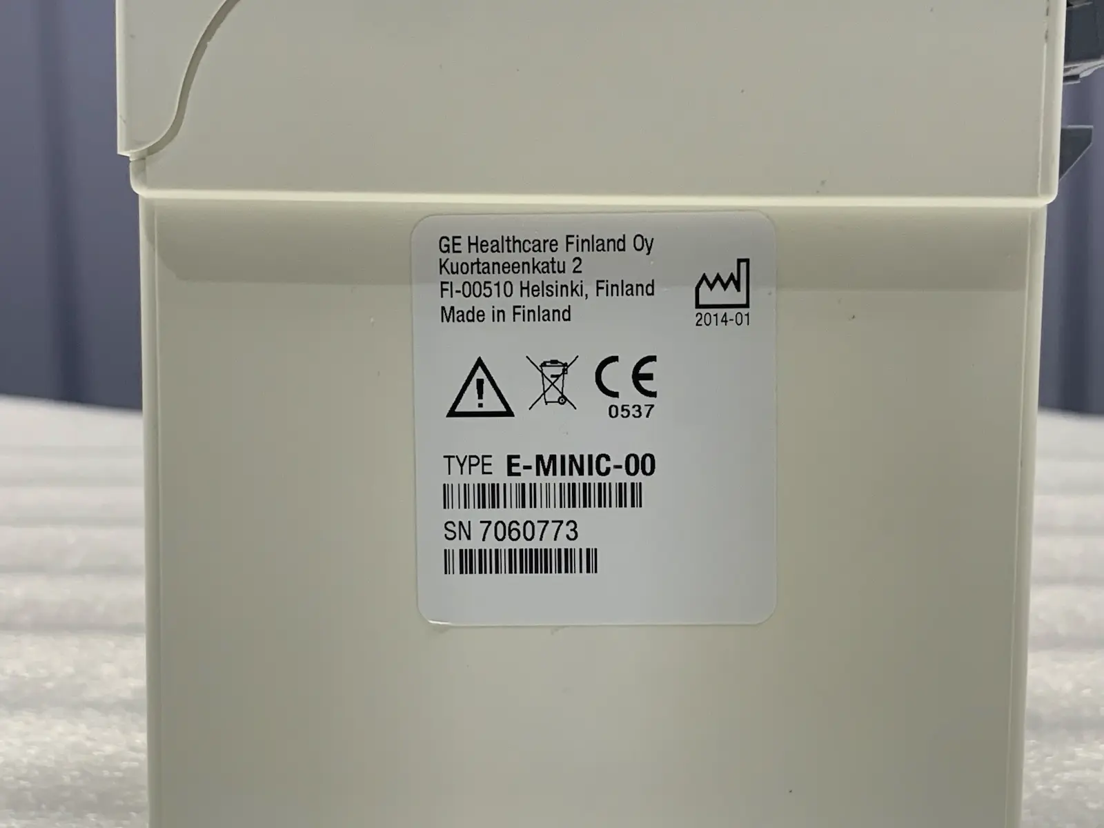 GE E-MINIC-00 CO2 Gas Module