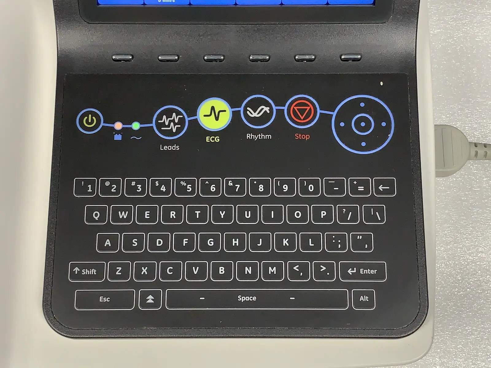 GE MAC 2000 12 Channel Resting ECG Electrcardiograph w Multi-Link