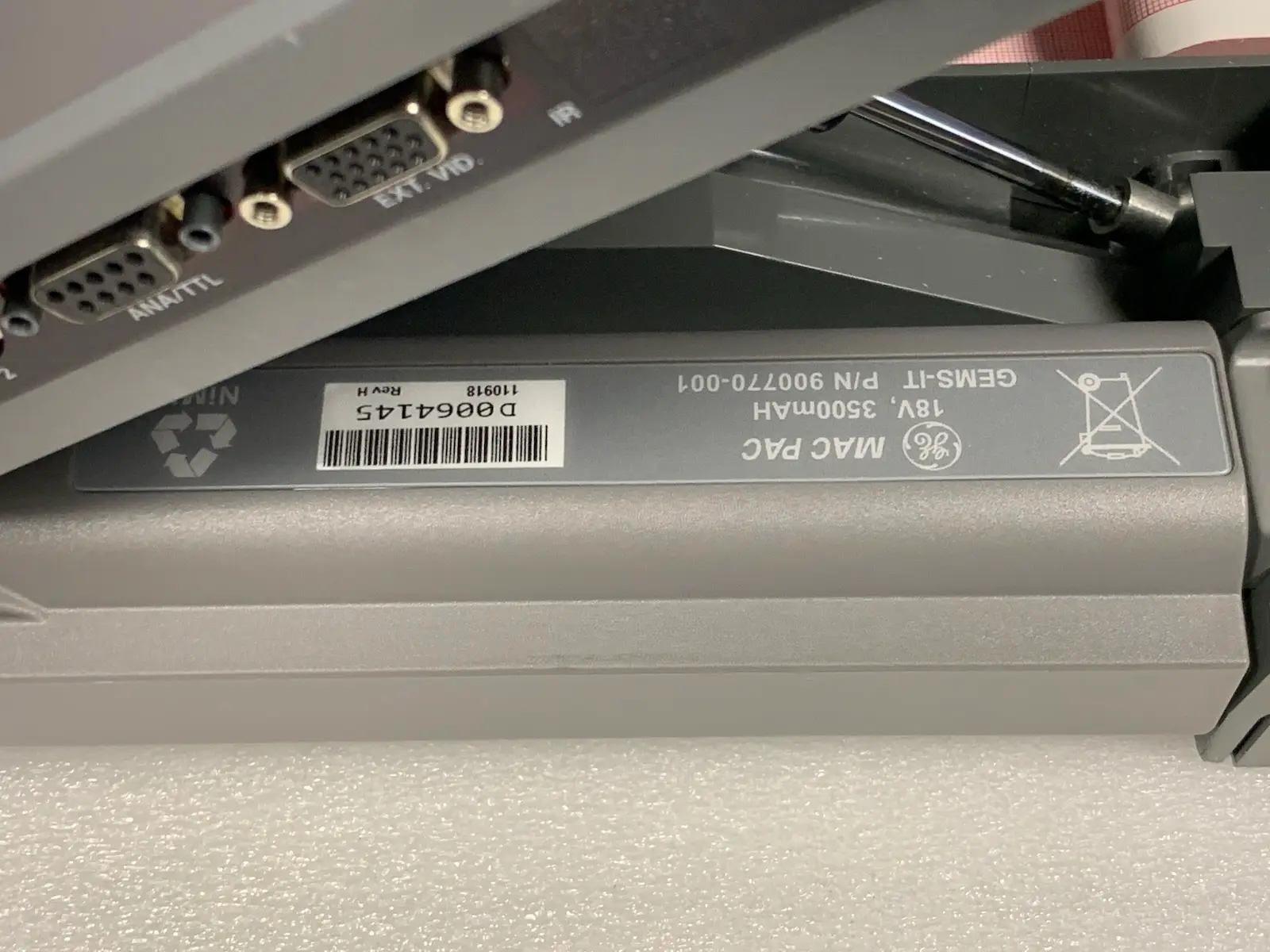 GE MAC 5500 ECG EKG Electrocardiograph w Assy CAM 14 Module