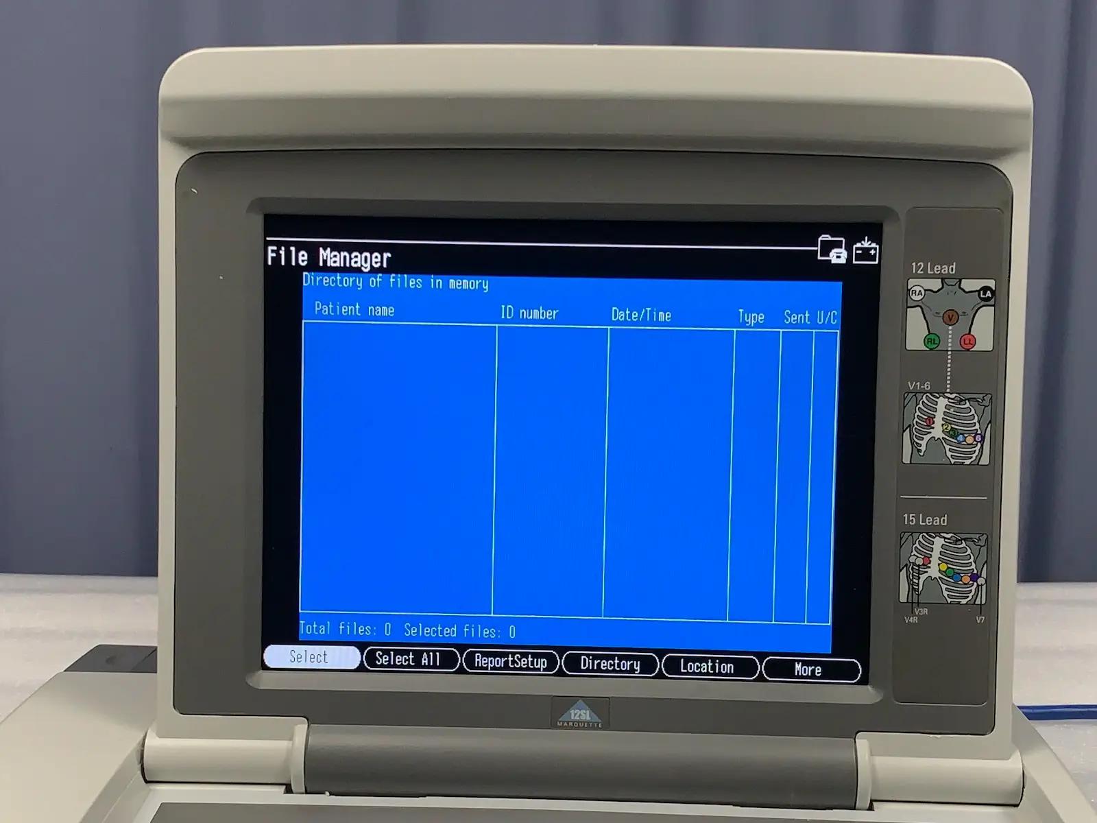 GE MAC 5500 ECG EKG Electrocardiograph w Assy CAM 14 Module