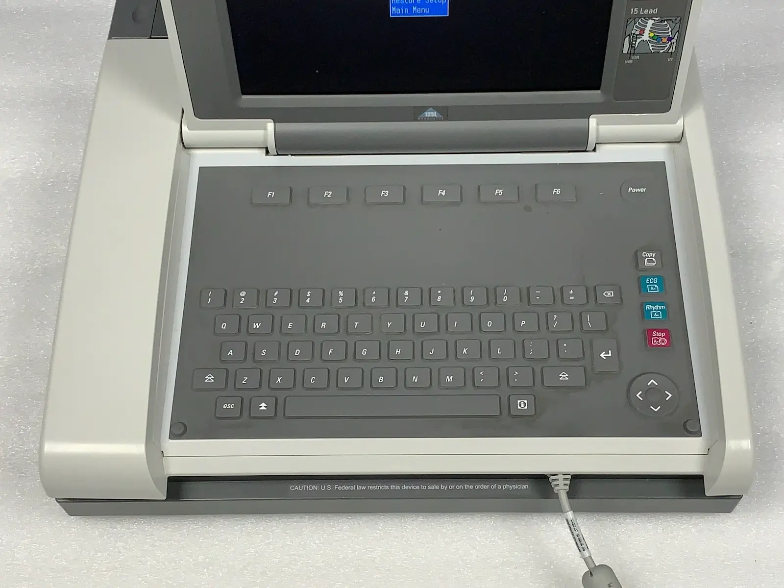 GE MAC 5500 ECG EKG Electrocardiograph w Assy CAM 14 Module