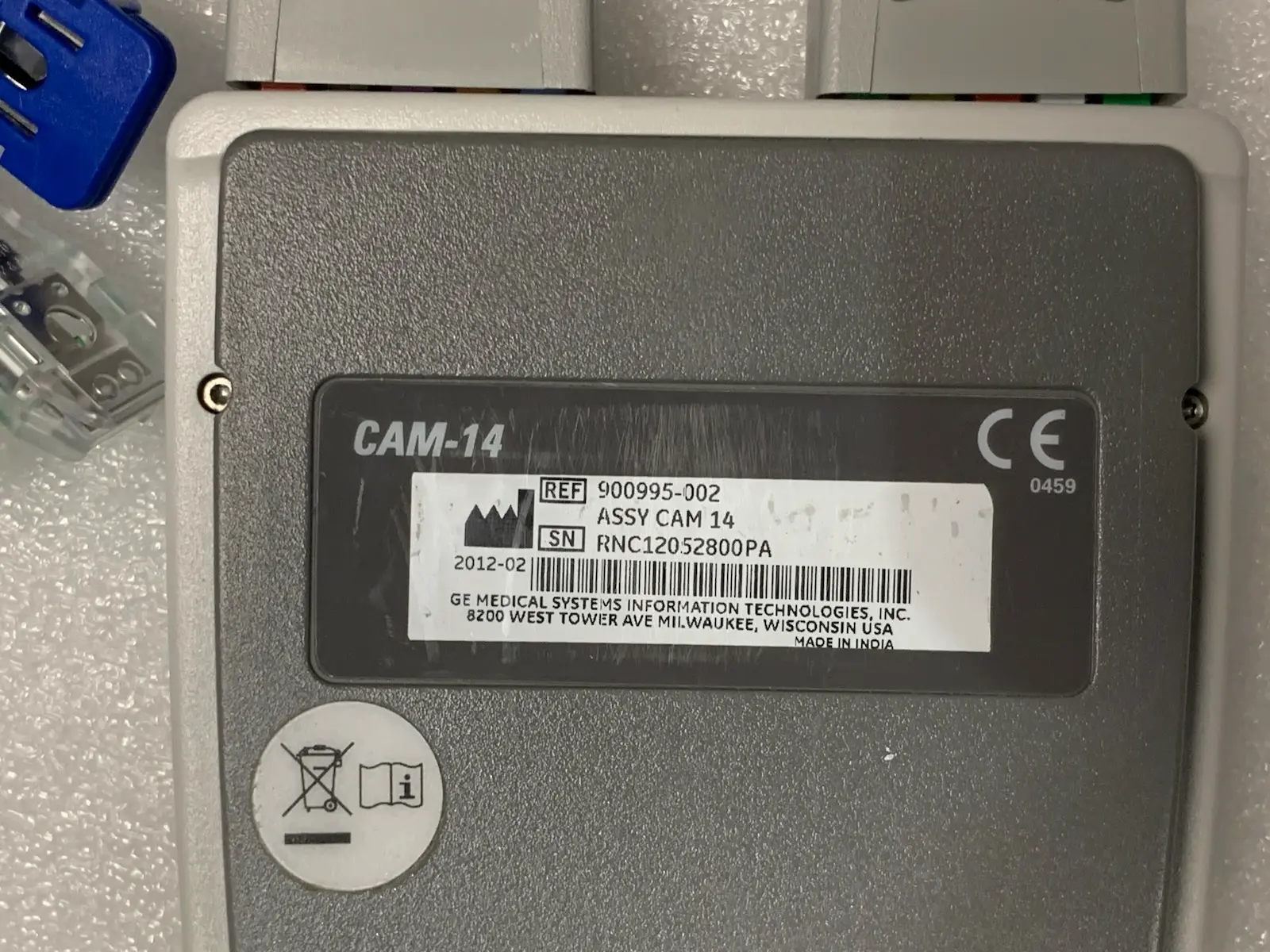 GE MAC 5500 HD ECG EKG Electrocardiograph w CAM 14 Module