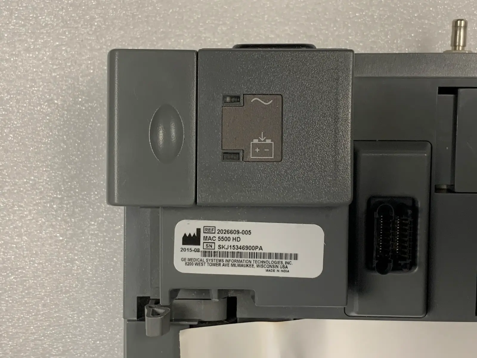 GE MAC 5500 HD ECG EKG Electrocardiograph w CAM 14 Module