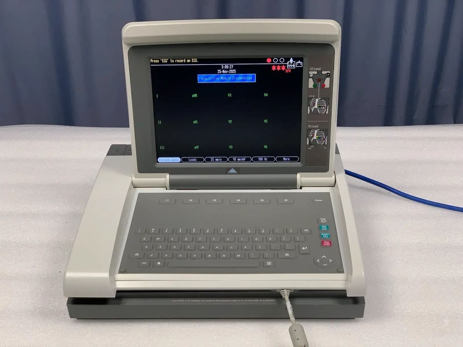 GE MAC 5500 HD ECG EKG Electrocardiograph w CAM 14 Module