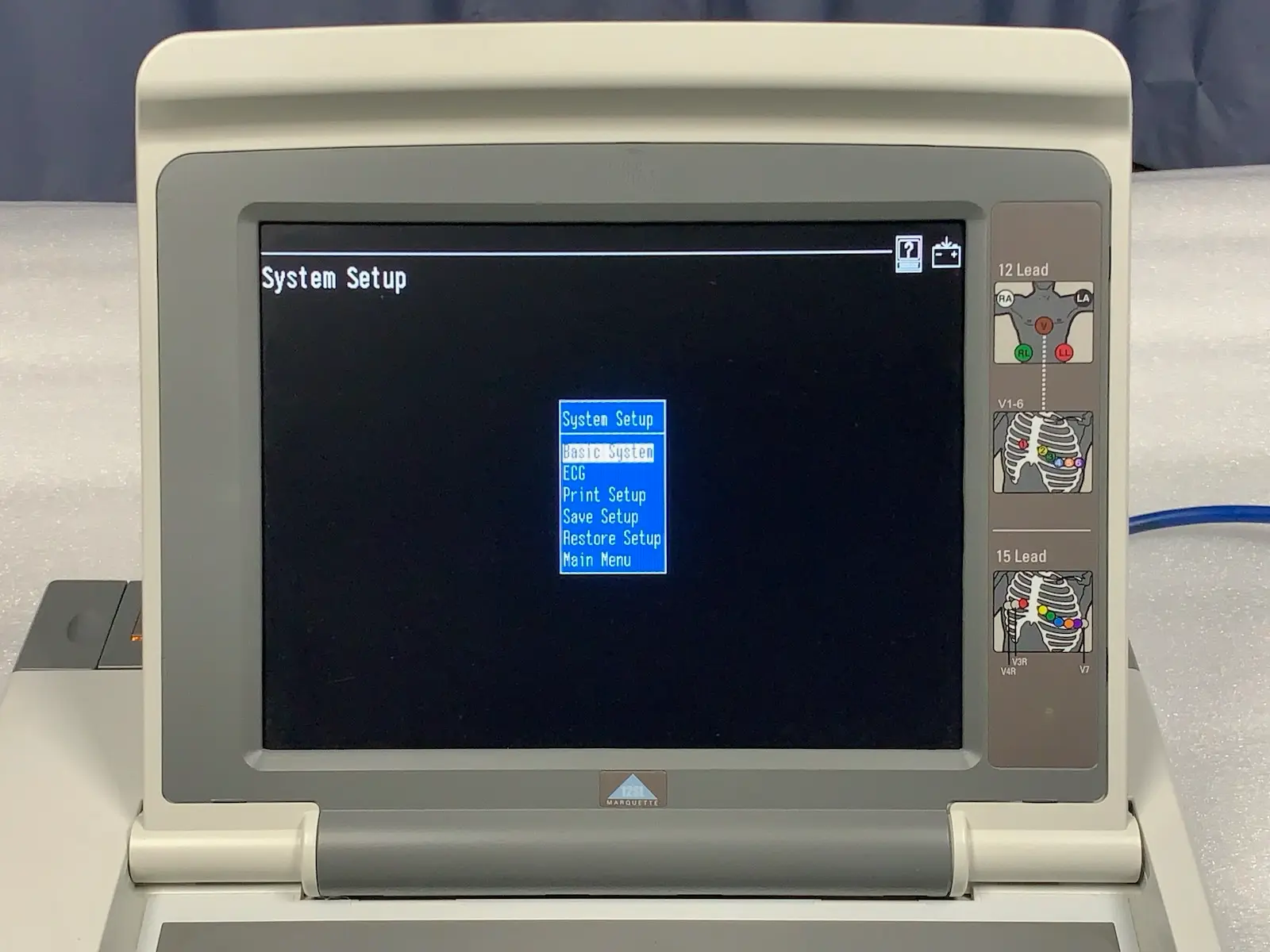 GE MAC 5500 HD ECG EKG Electrocardiograph w CAM 14 Module