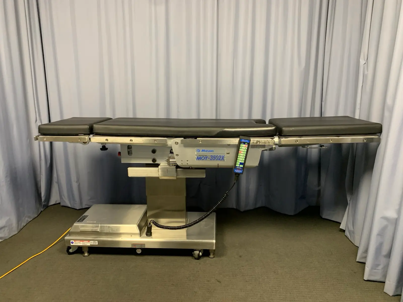 Mizuho MOT-3502X 315kg Max Surgical Operating Table w Mattress + Hand Control