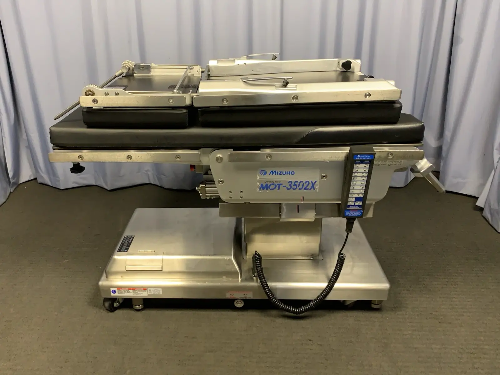Mizuho MOT-3502X 315kg Max Surgical Operating Table w Mattress + Hand Control