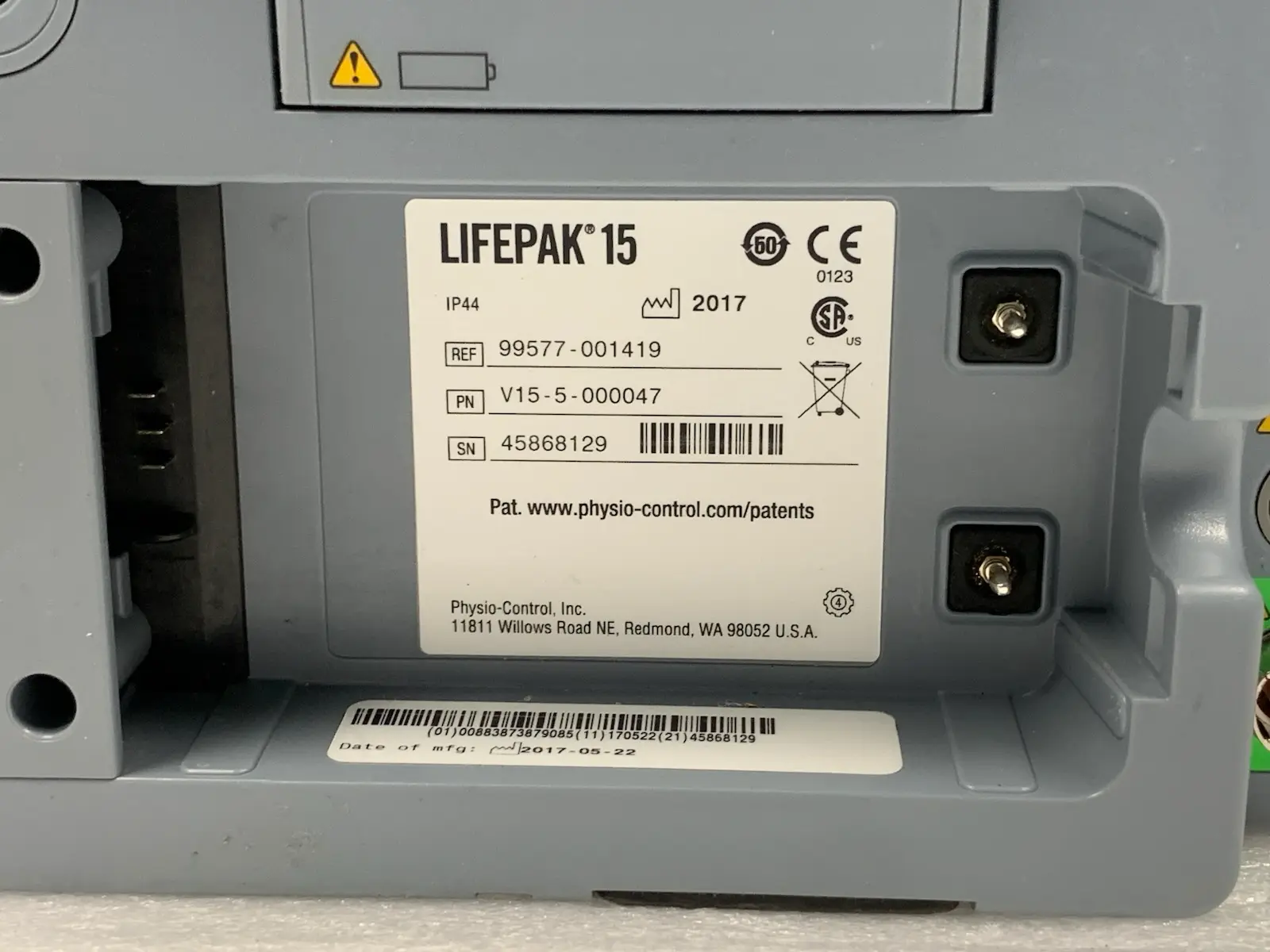 Physio Control Lifepak 15 12 Lead Version 4 V4 CO2 SpO2 NIBP ECG