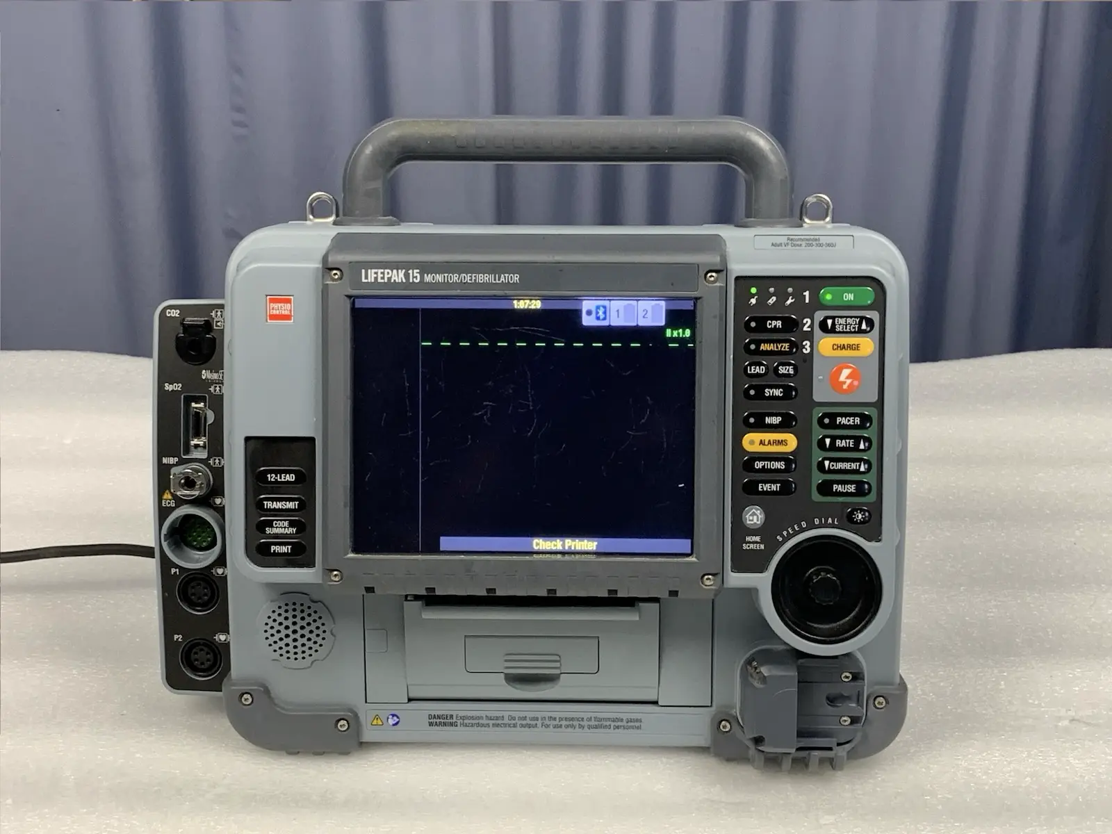 Physio Control Lifepak 15 12 Lead Version 4 V4 CO2 SpO2 NIBP ECG