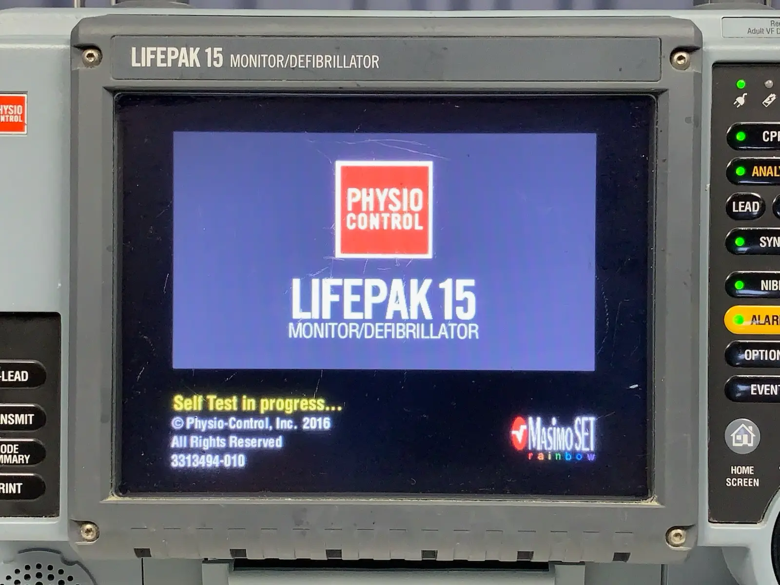 Physio Control Lifepak 15 12 Lead Version 4 V4 CO2 SpO2 NIBP ECG