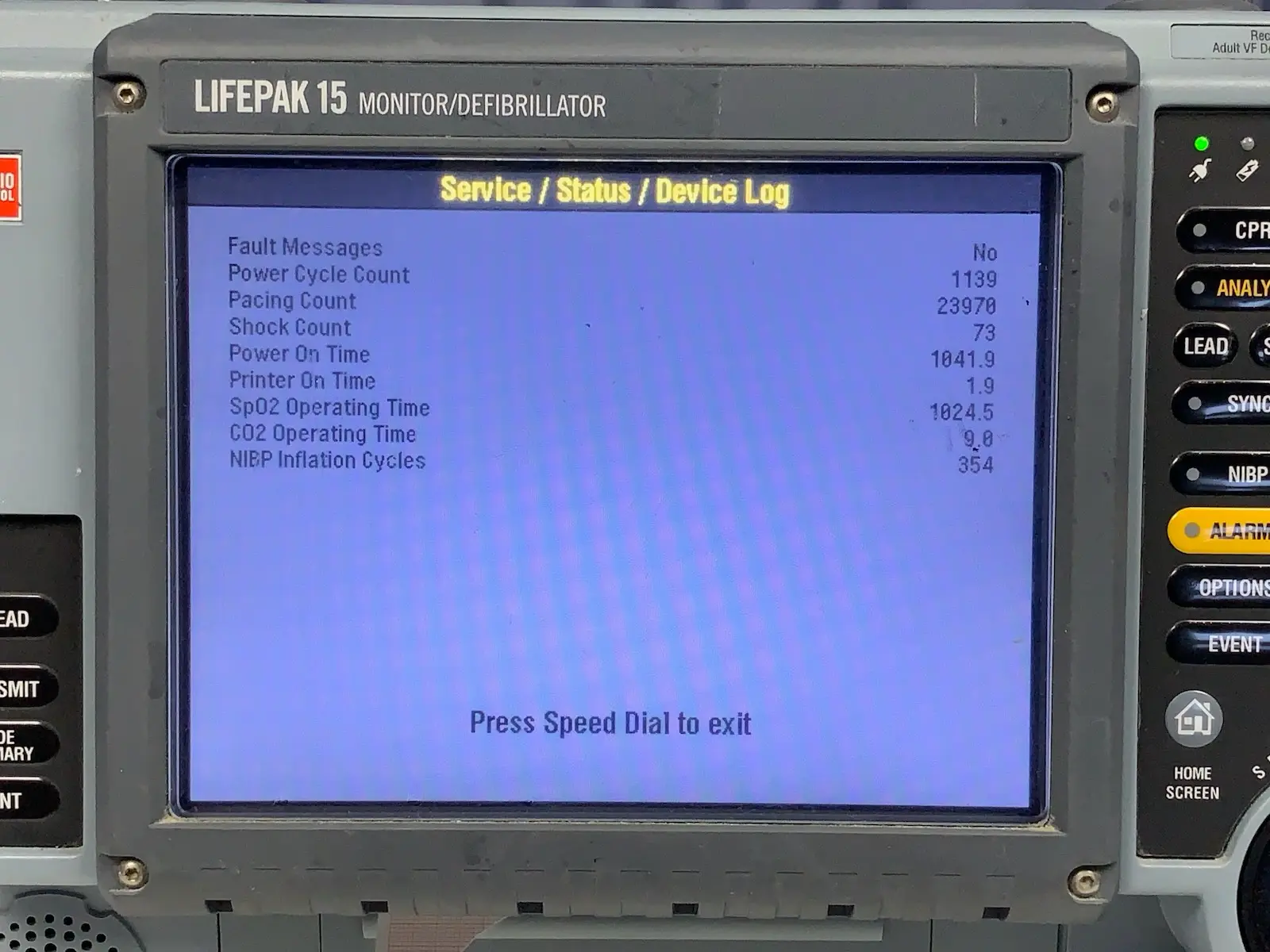 Physio Control Lifepak 15 12 Lead Version 4 V4 CO2 SpO2 NIBP ECG