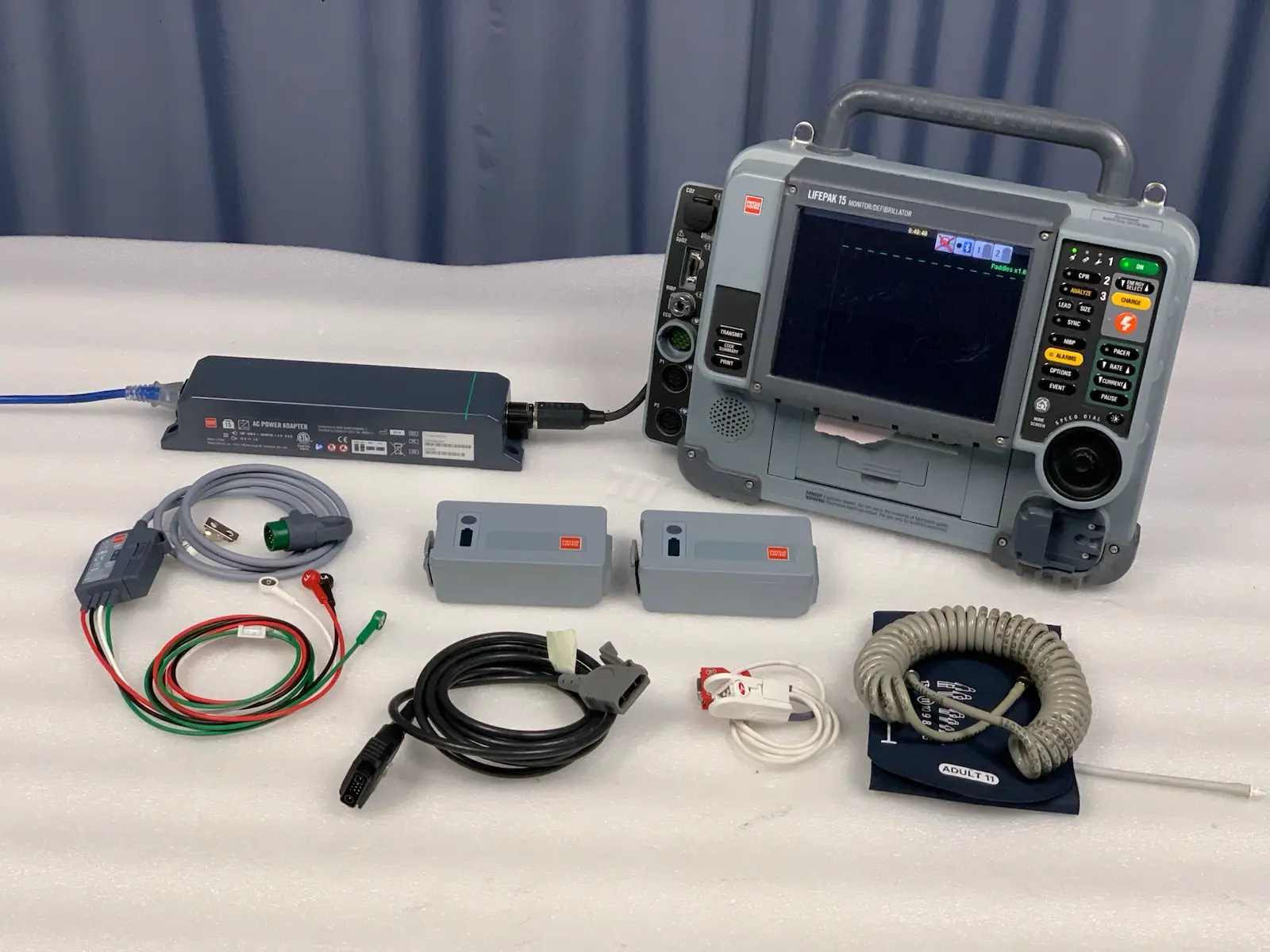 Physio Control Lifepak 15 Version 4 V4 CO2 SpO2 NIBP ECG IP