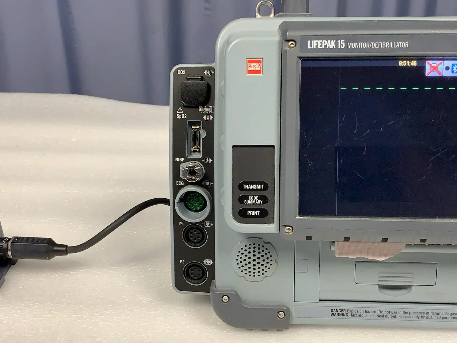 Physio Control Lifepak 15 Version 4 V4 CO2 SpO2 NIBP ECG IP