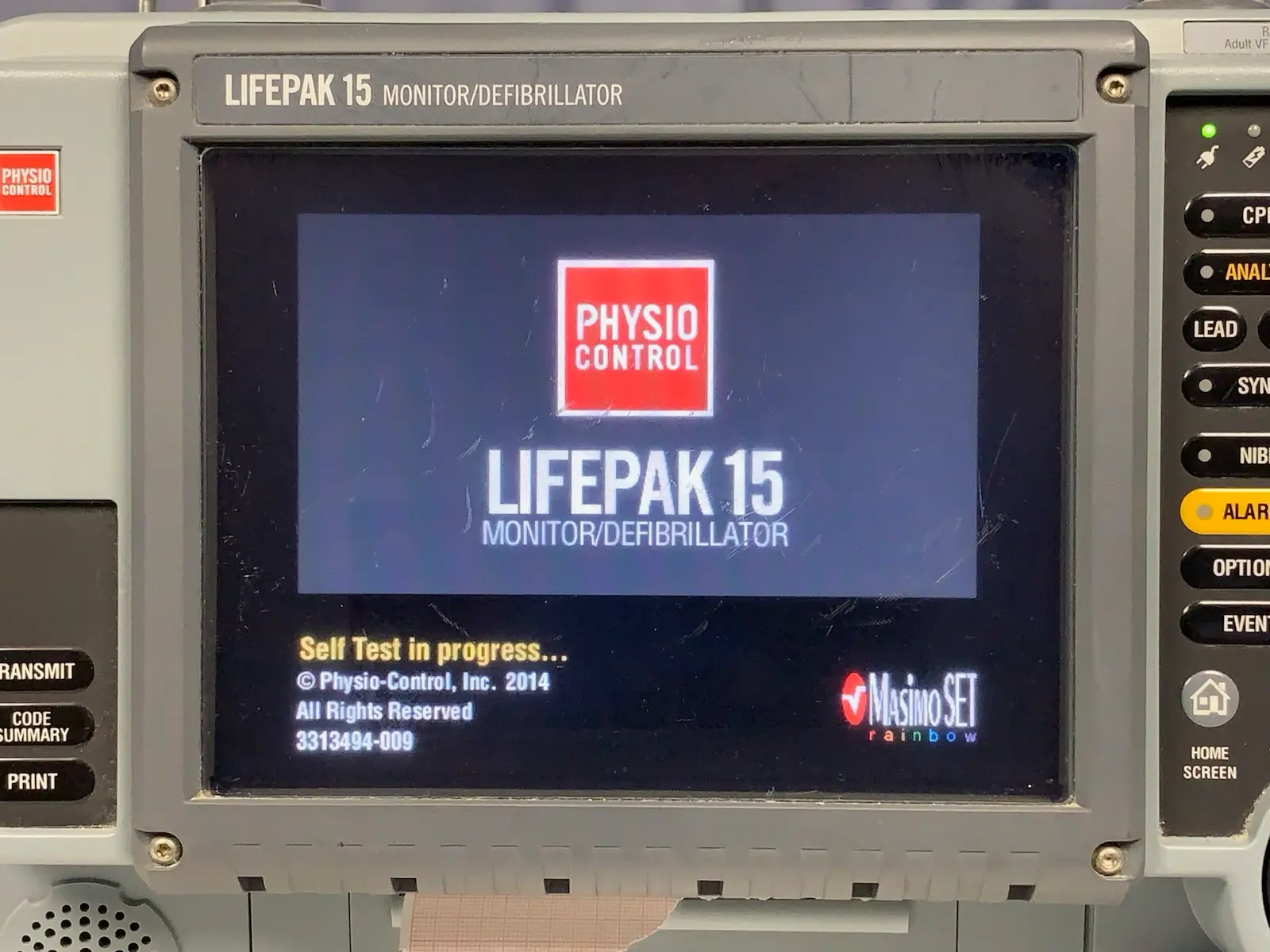 Physio Control Lifepak 15 Version 4 V4 CO2 SpO2 NIBP ECG IP