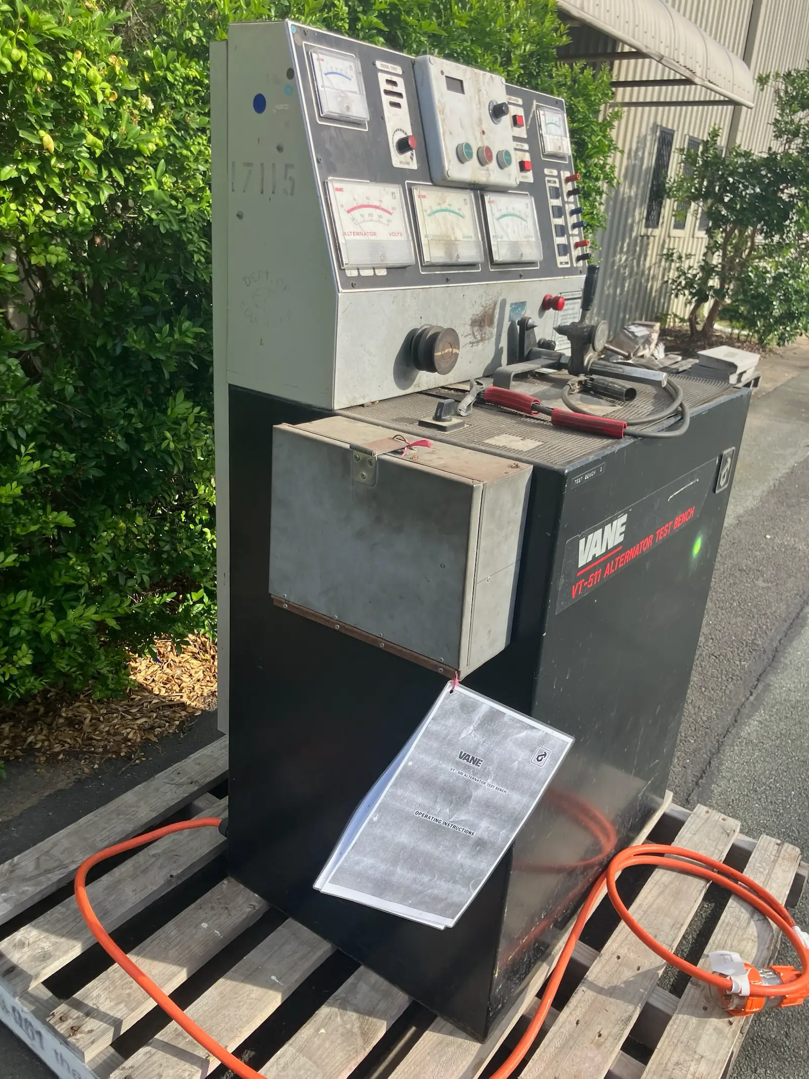 Vane VT-511 Alternator Automotive Electrical Test Bench - VT-500