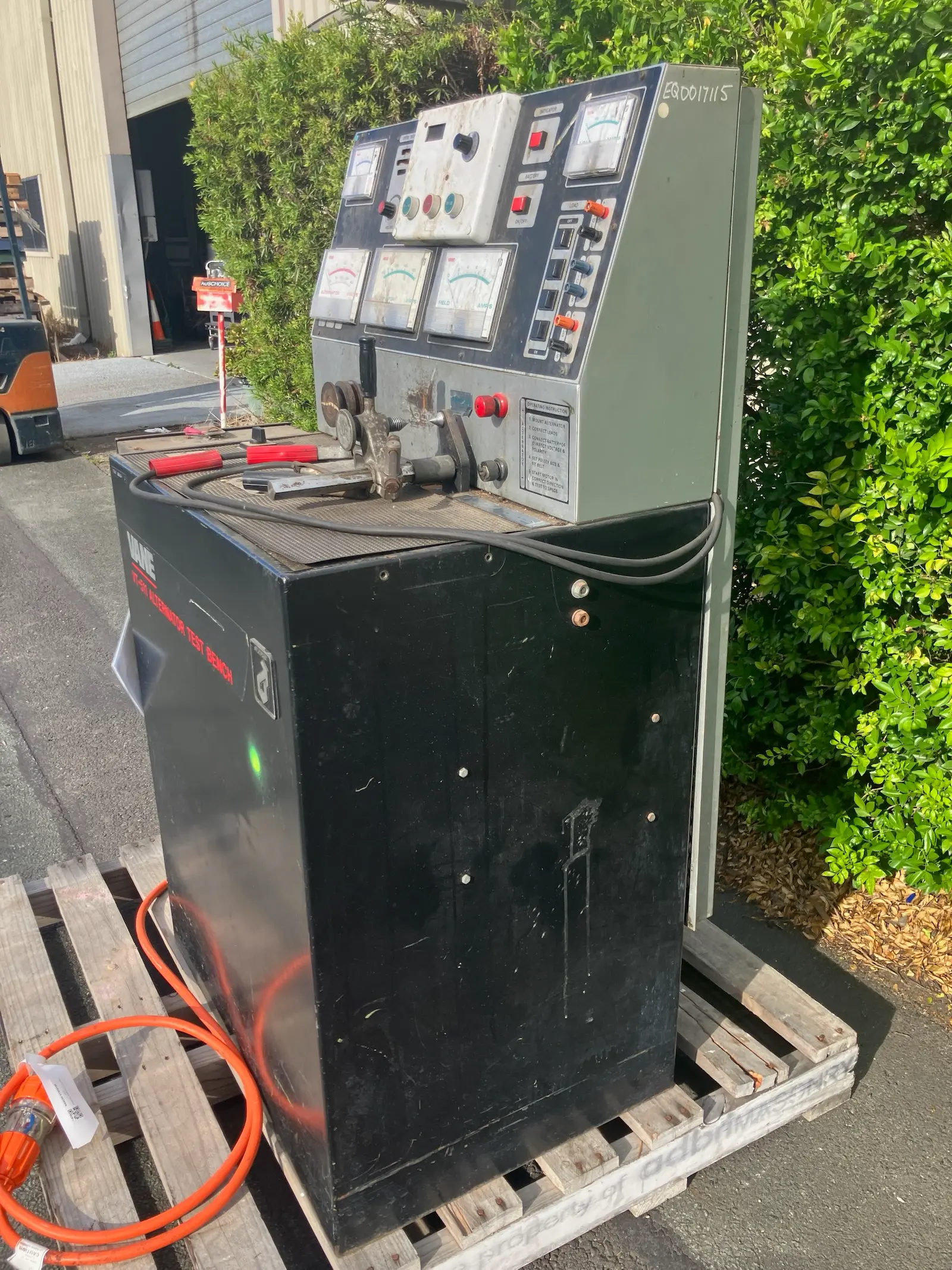 Vane VT-511 Alternator Automotive Electrical Test Bench - VT-500