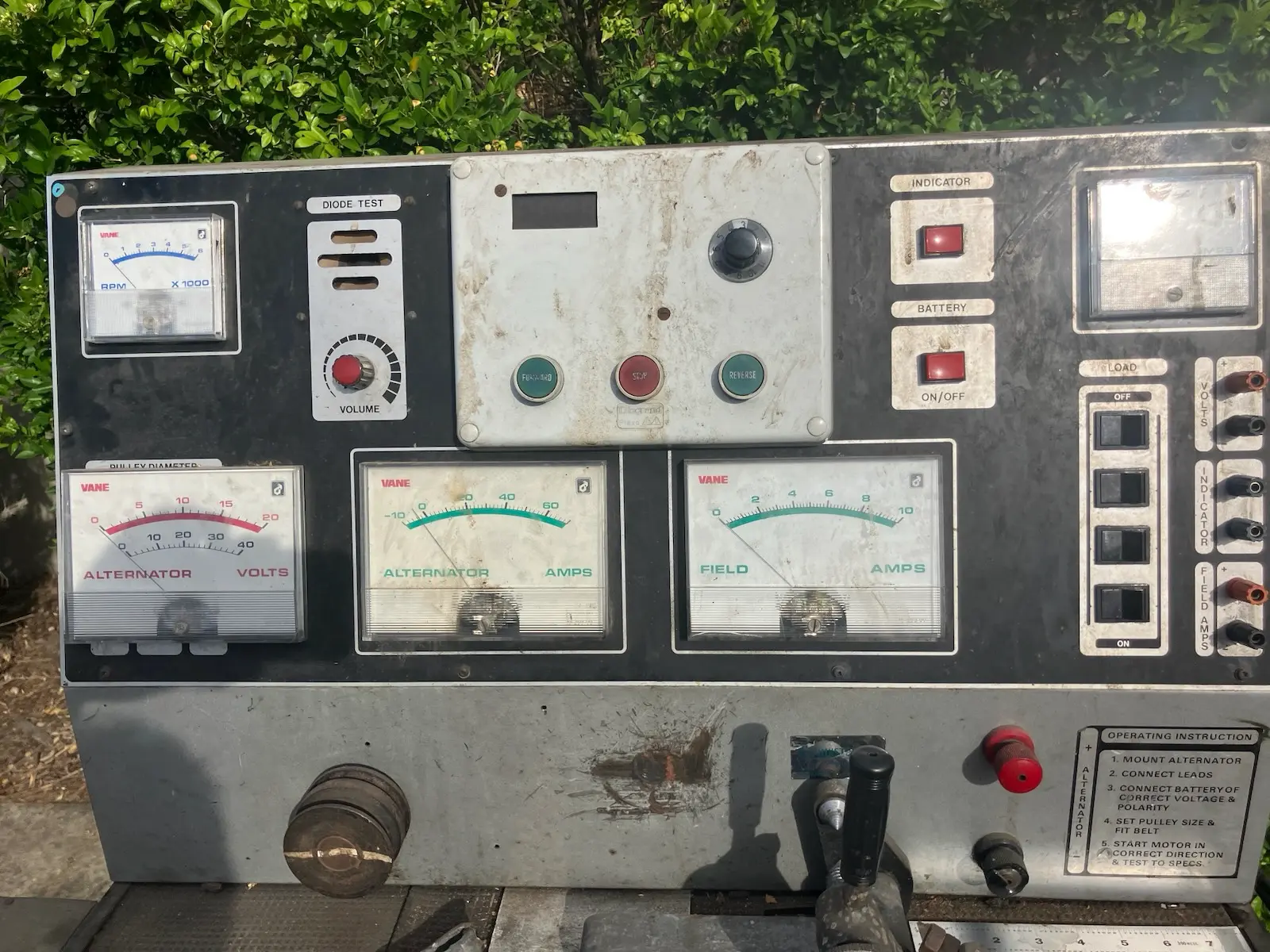 Vane VT-511 Alternator Automotive Electrical Test Bench - VT-500