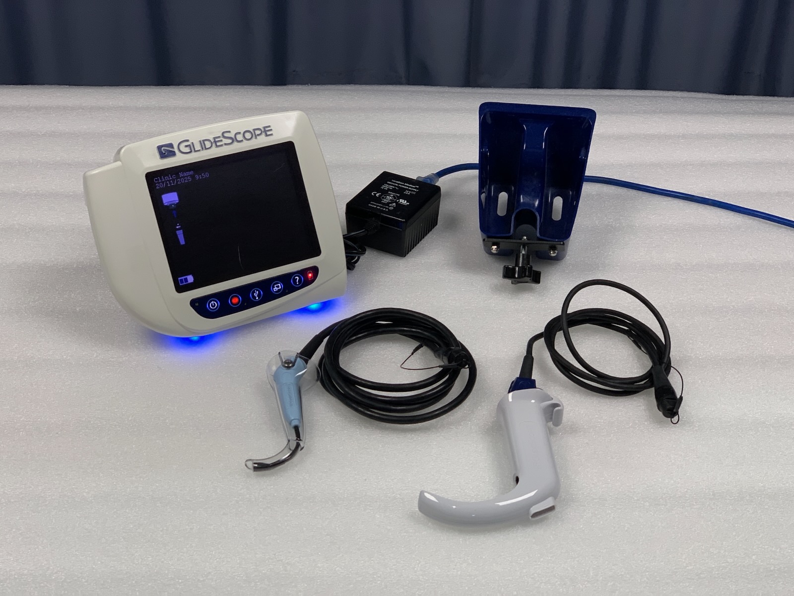 Verathon GlideScope Cobalt AVL Monitor Video Laryngoscopes w Reusable Baton