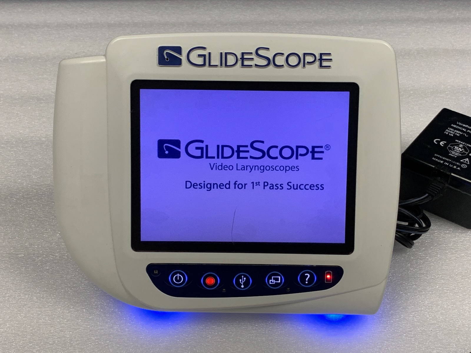 Verathon GlideScope Cobalt AVL Monitor Video Laryngoscopes w Reusable Baton