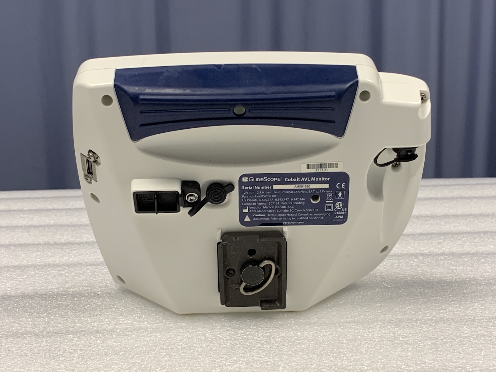 Verathon GlideScope Cobalt AVL Monitor Video Laryngoscopes w Reusable Baton